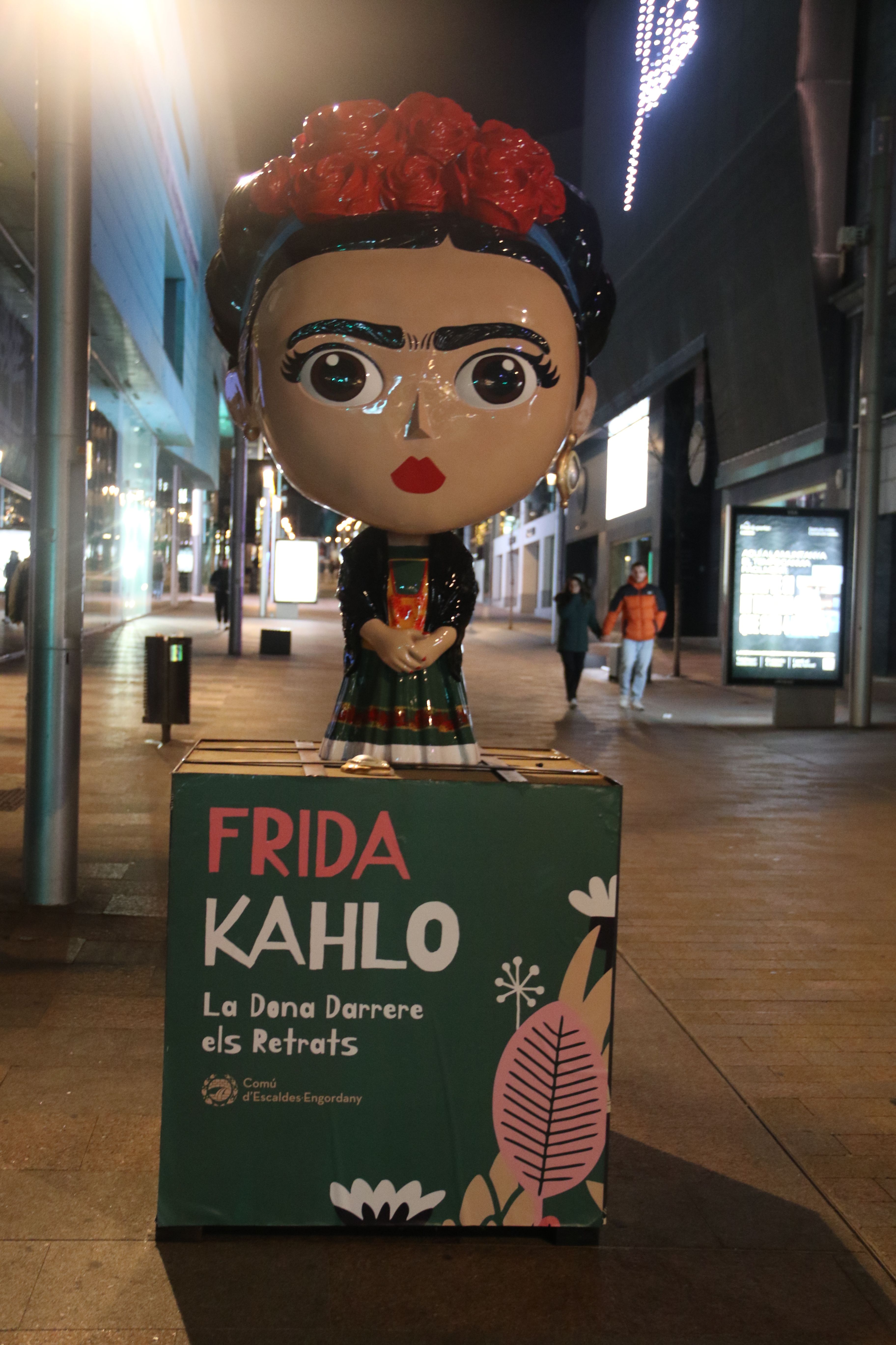 Frida Kahlo escultures escaldes avinguda Carlemany