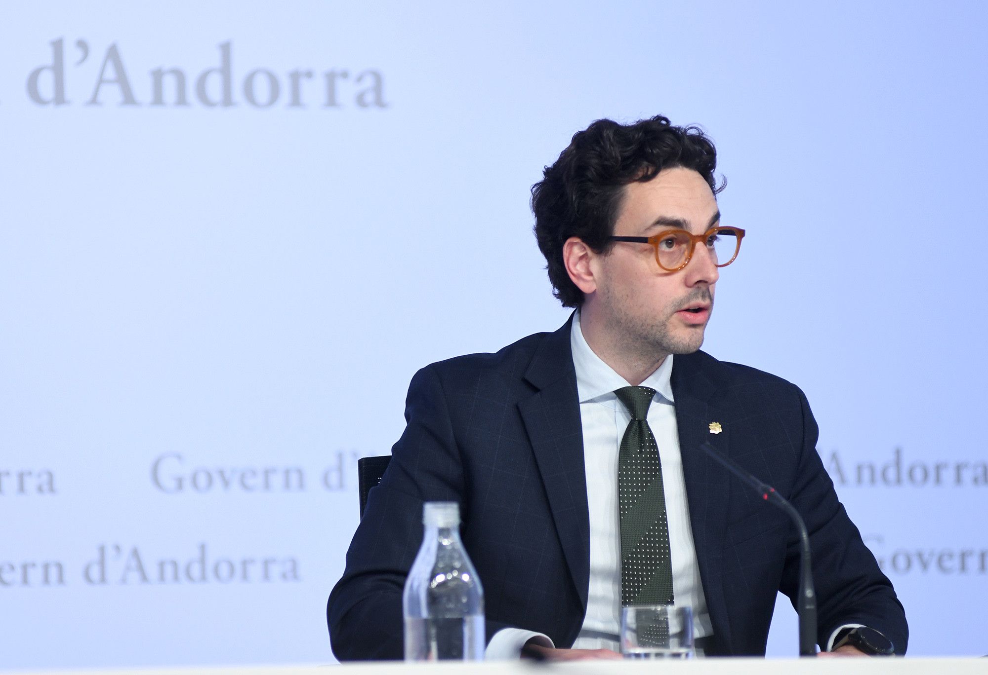 Guillem Casal durant la roda de premsa d'aquest dimecres. Guillem Casal durant la roda de premsa d'aquest dimecres.