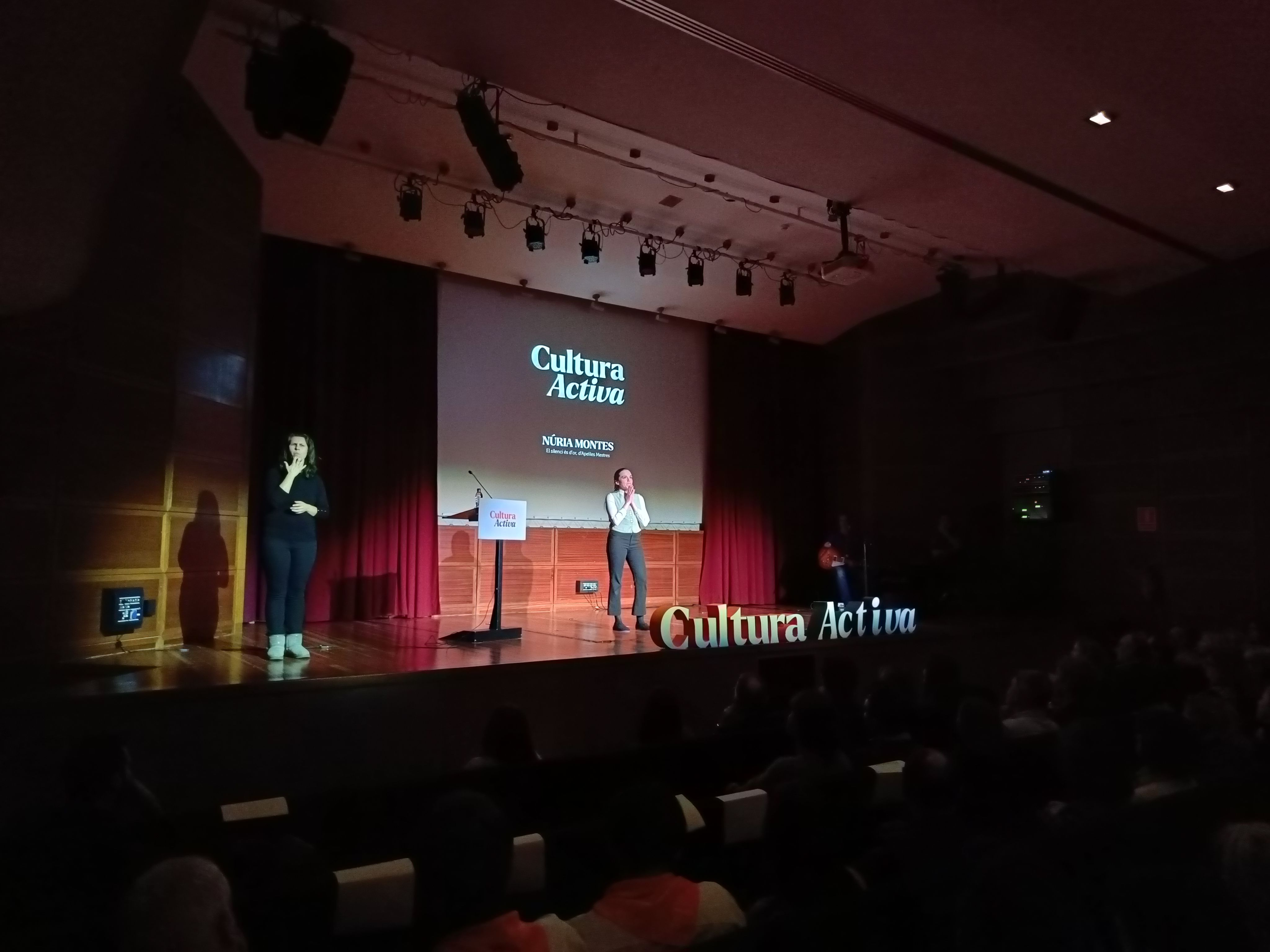 Acte de presentació de Cultura Activa. Acte de presentació de Cultura Activa.