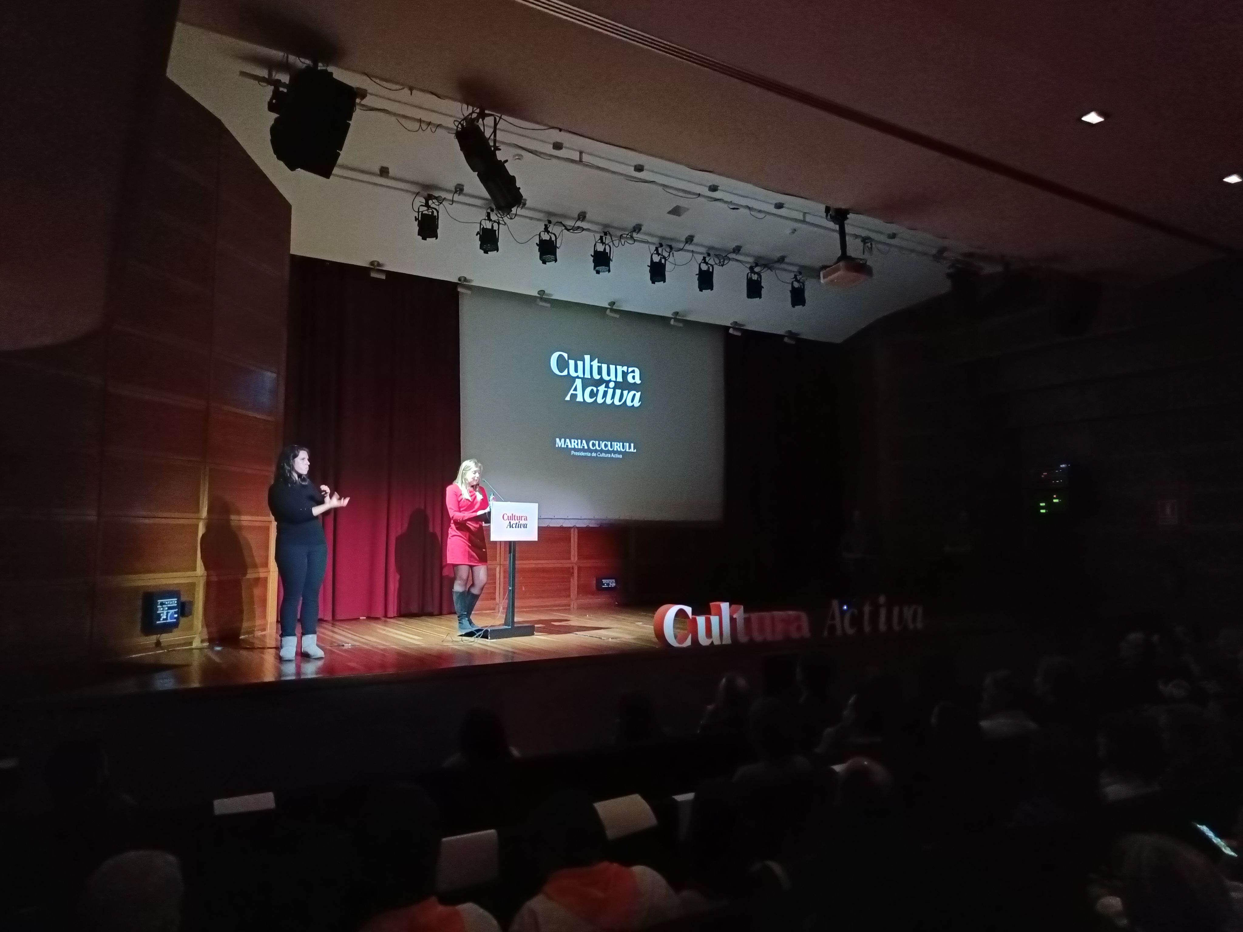 Acte de presentació de Cultura Activa. Acte de presentació de Cultura Activa.