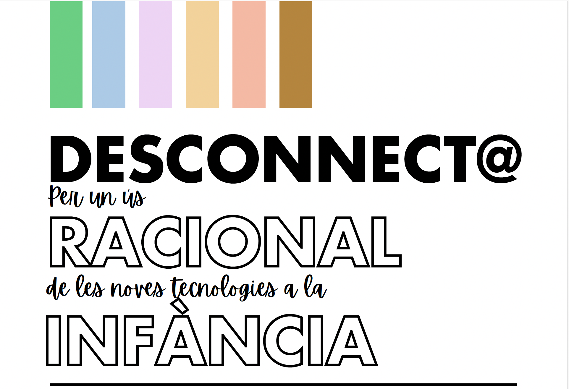 Portada de presentació de la plataforma formada per pares de l'escola andorrana de la Massana