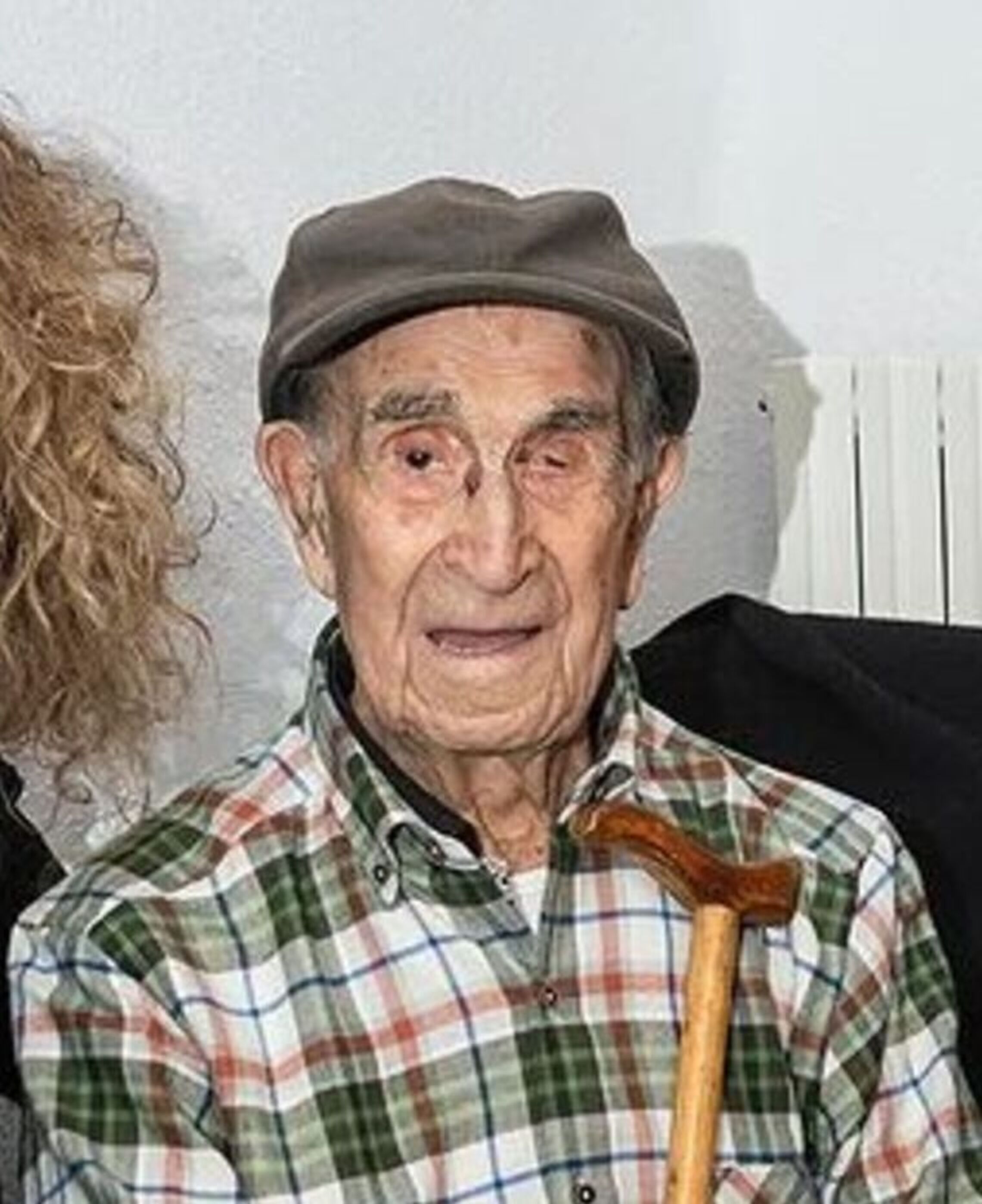 Pere Torres Casal el dia que va fer 100 anys.