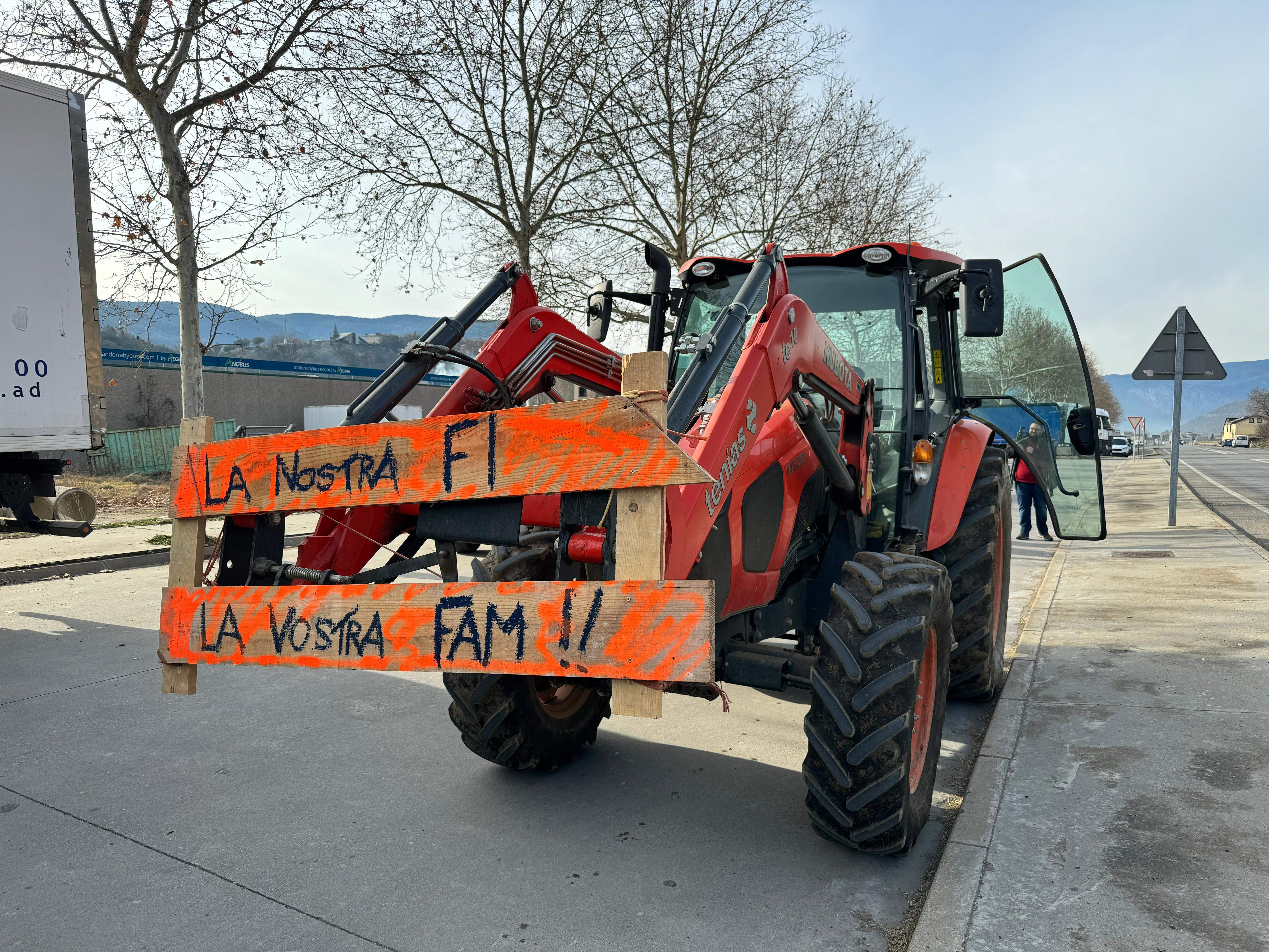 La protesta dels pagesos.