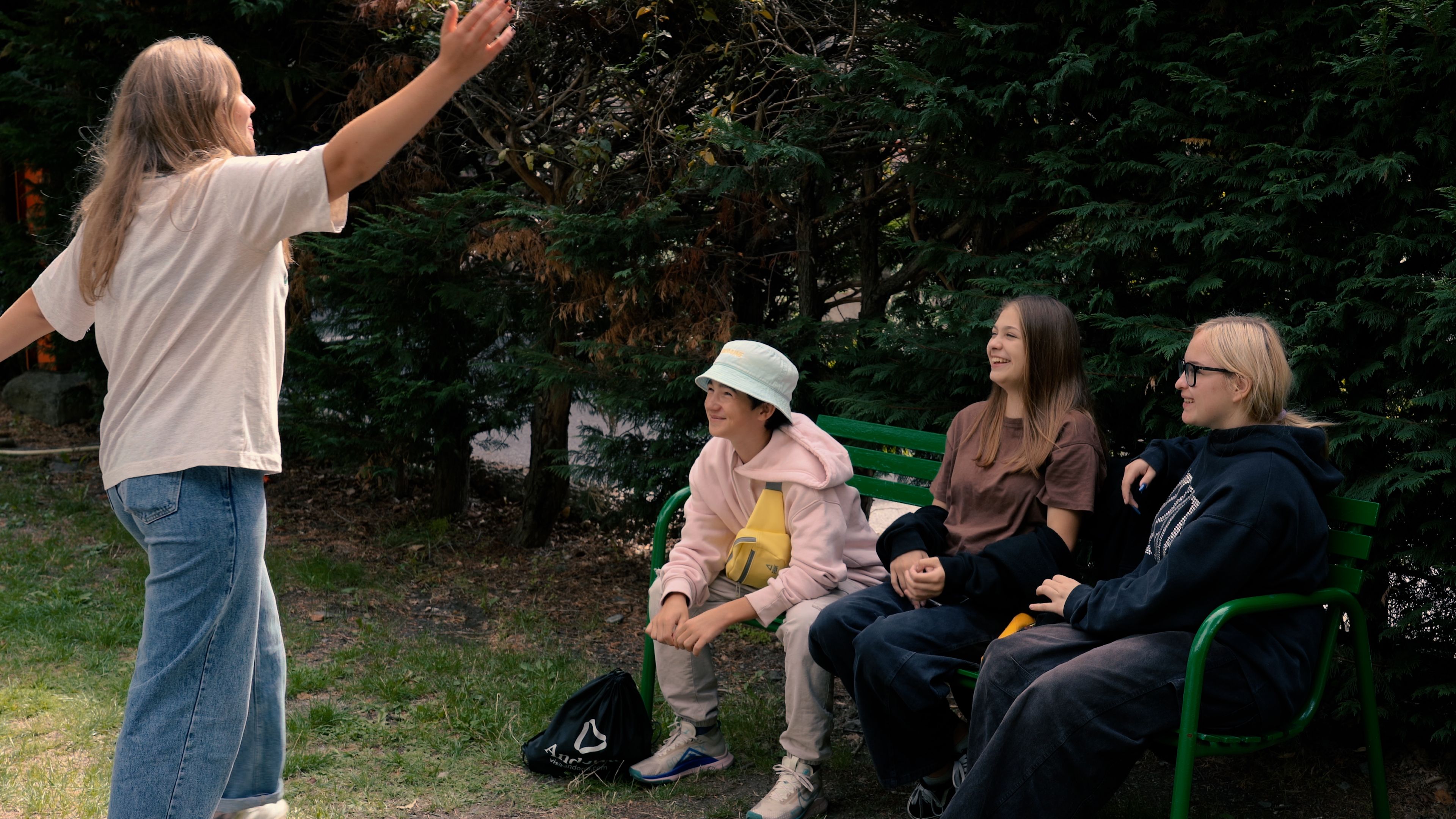 Infants ucraïnesos a Canillo.