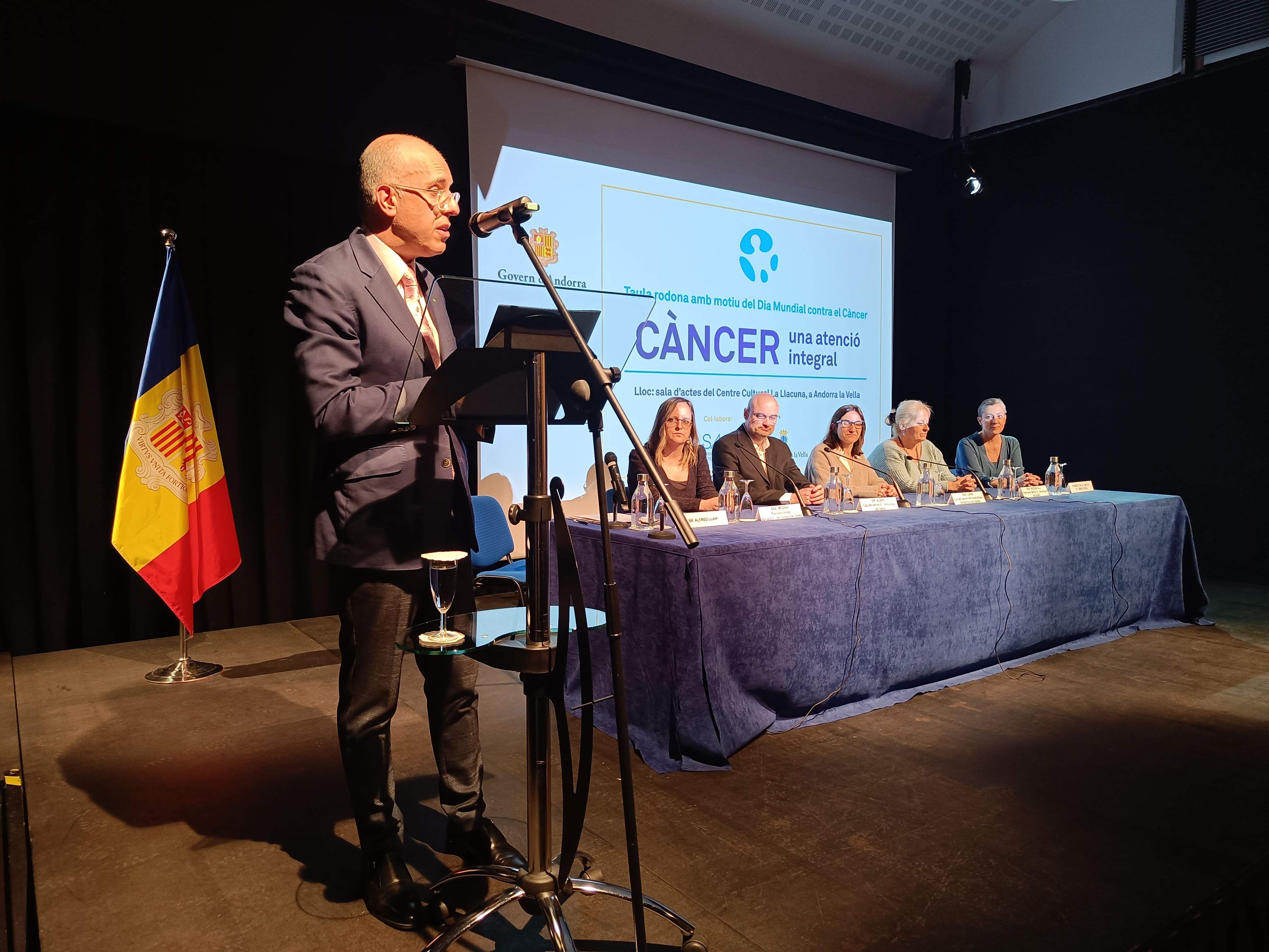 Un instant de la taula rodona feta aquest dimecres a la tarda.