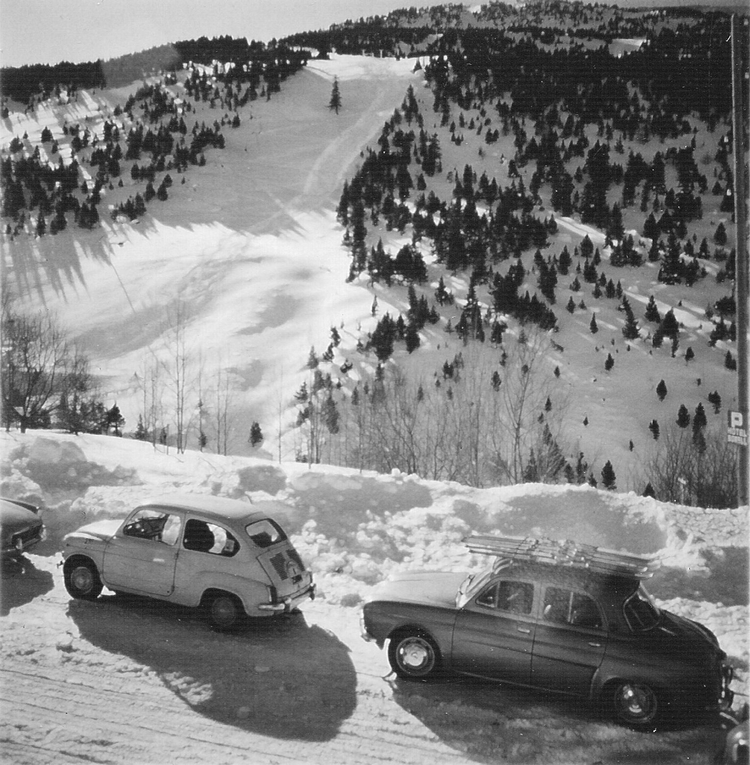 Pista Avet vista des de Soldeu.