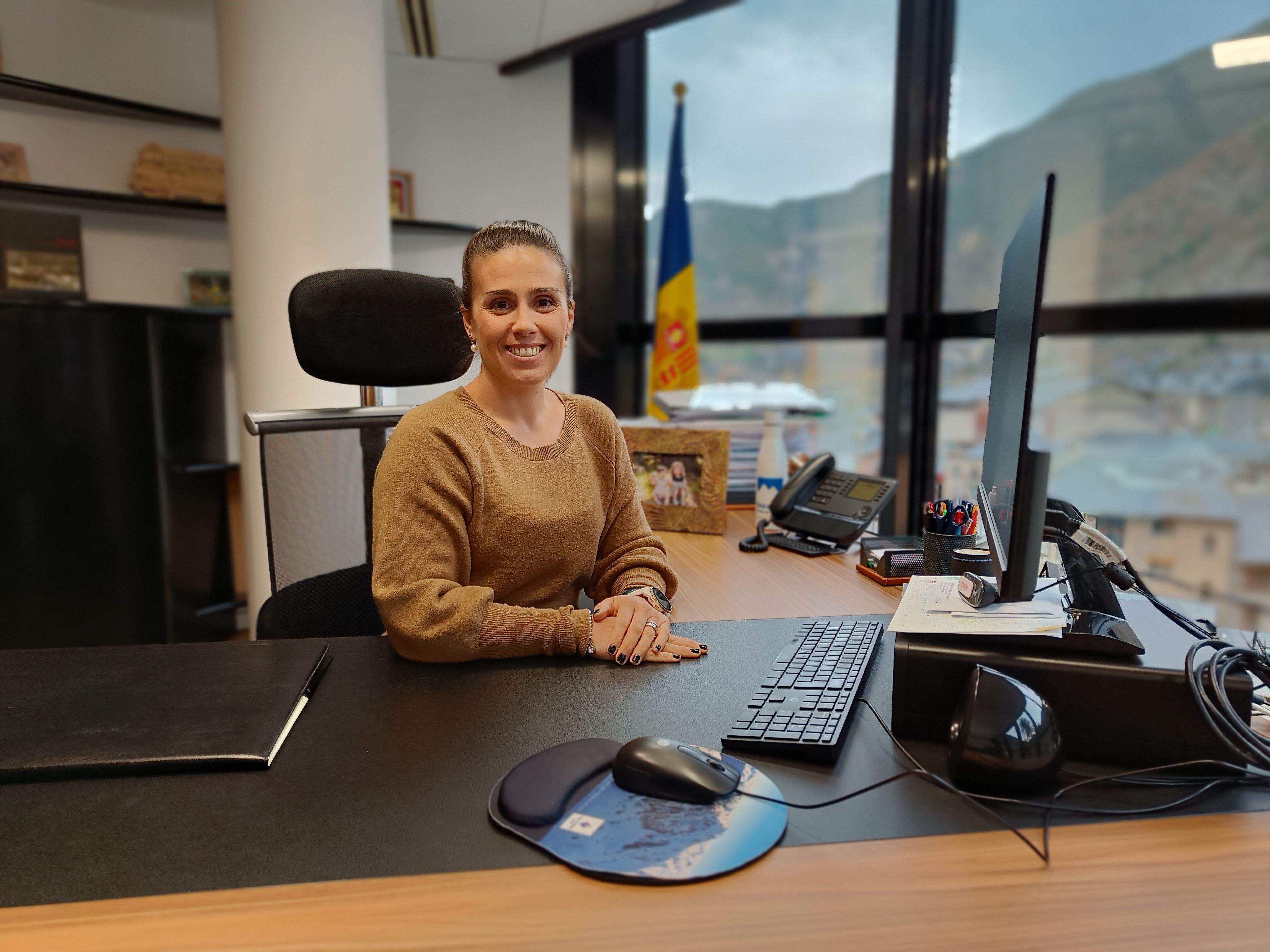 La cònsol major d'Encamp, Laura Mas. La cònsol major d'Encamp, Laura Mas.