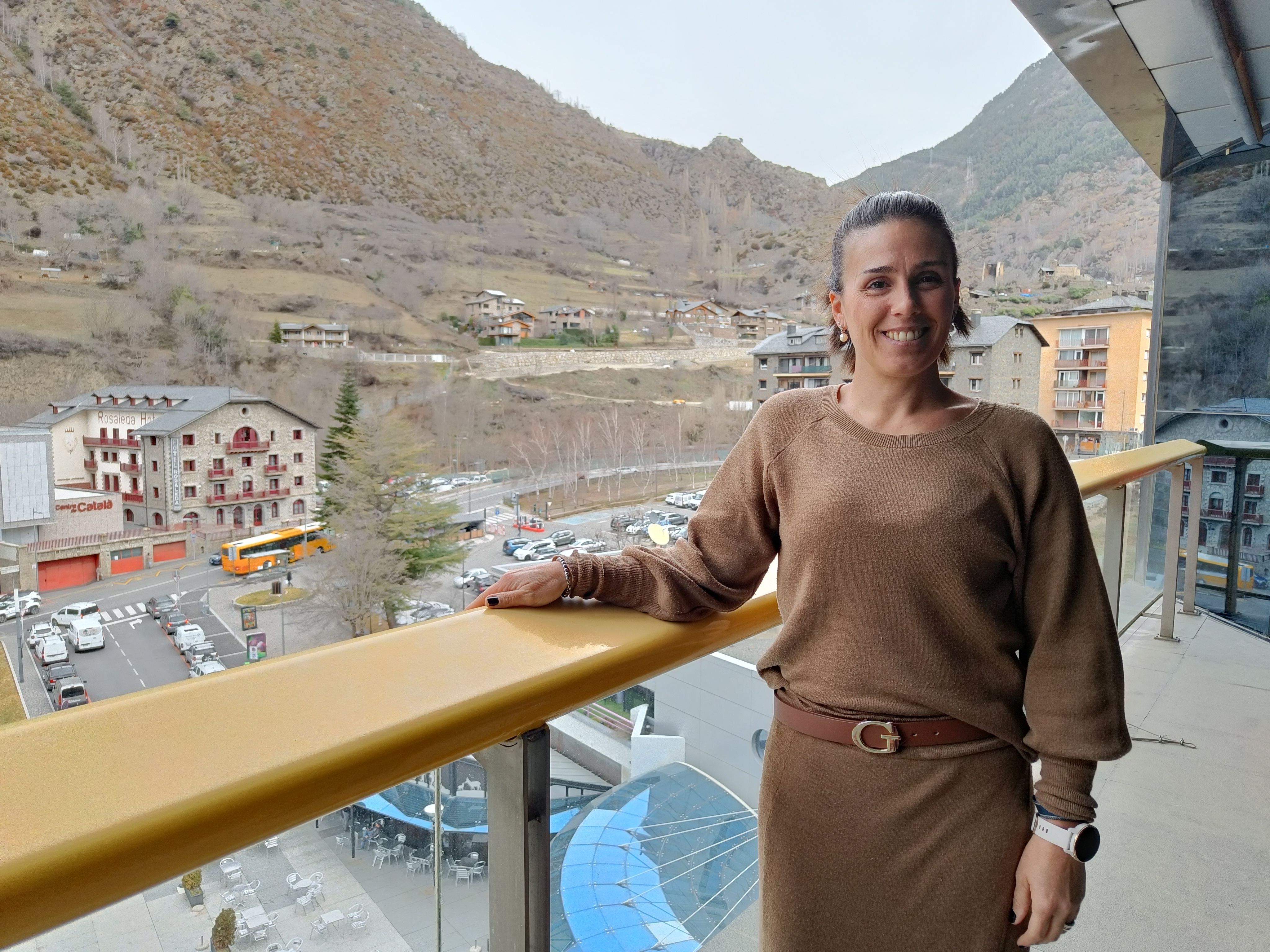 La cònsol major d'Encamp, Laura Mas. La cònsol major d'Encamp, Laura Mas.