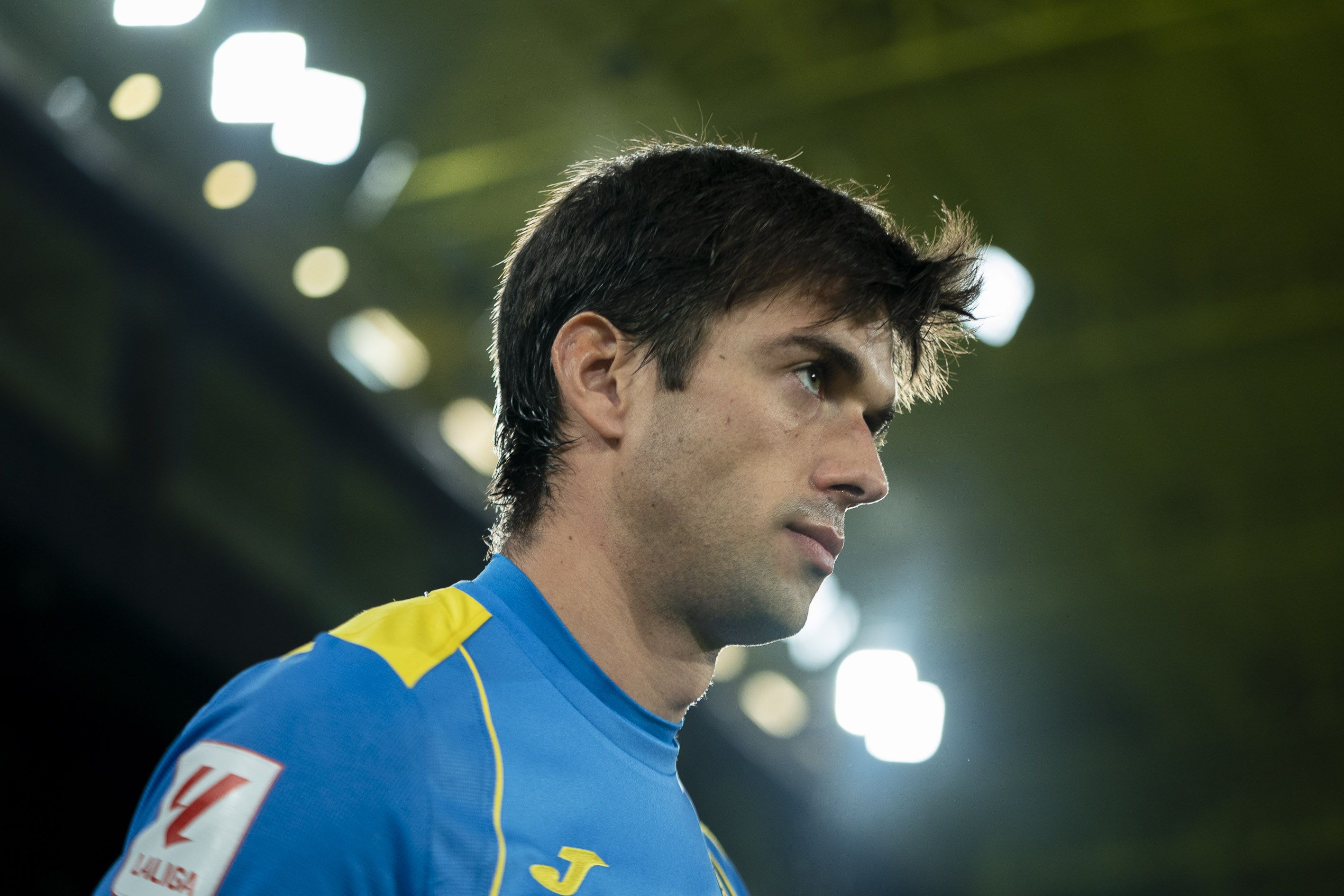 Iker Álvarez contra el Valladolid.