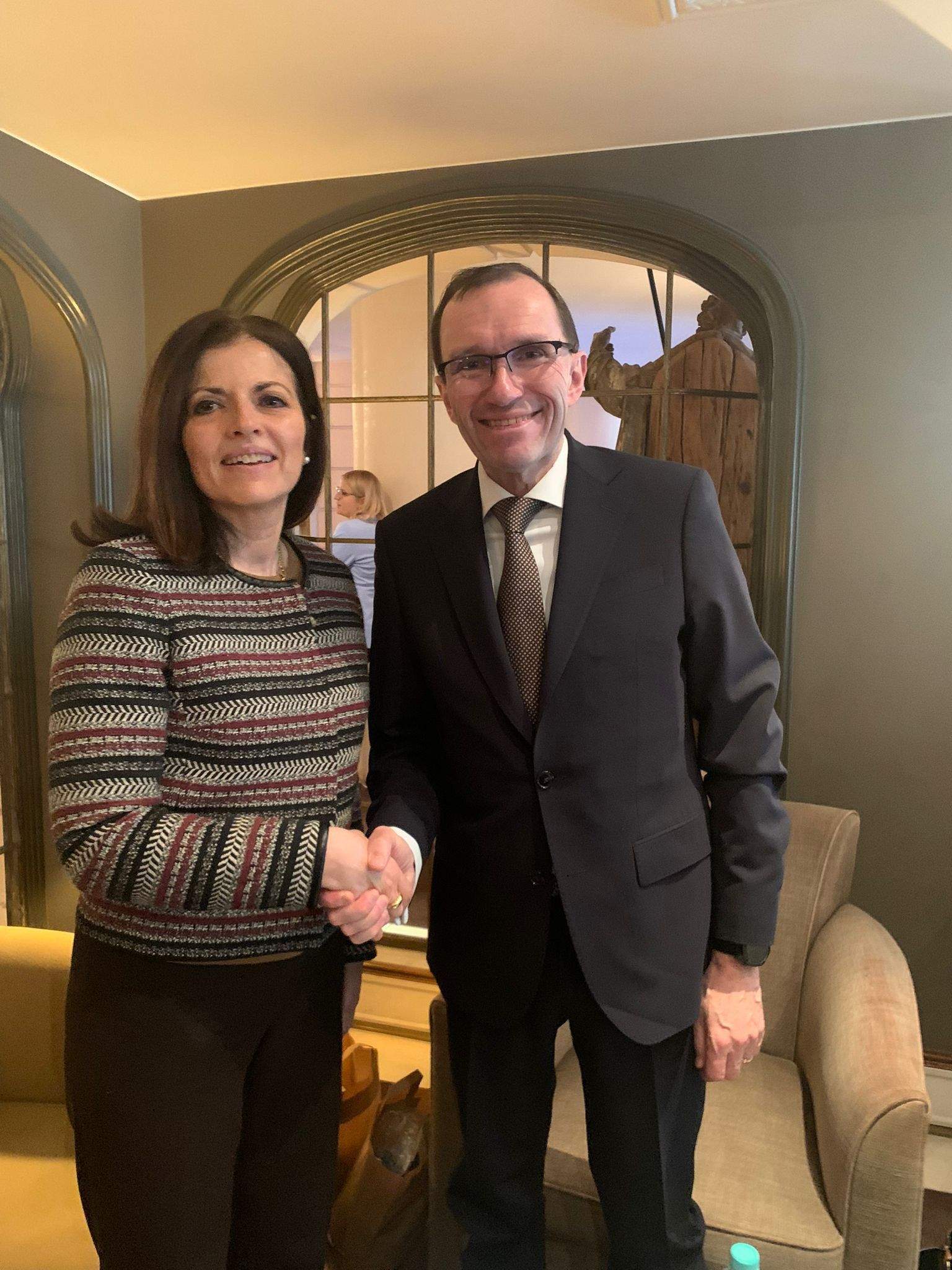 Imma Tor amb Espen Barth Eide