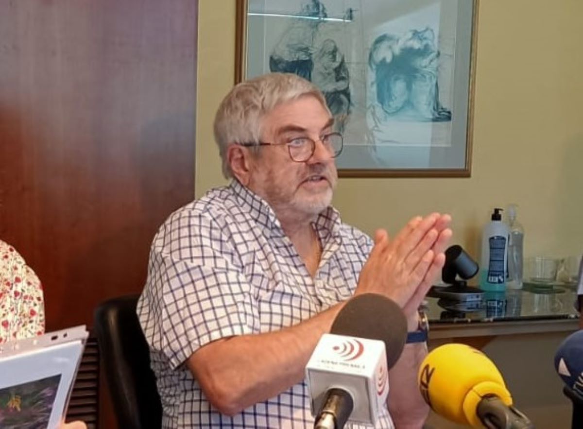 Ignasi Arbusà, durant una roda de premsa. Ignasi Arbusà, durant una roda de premsa.