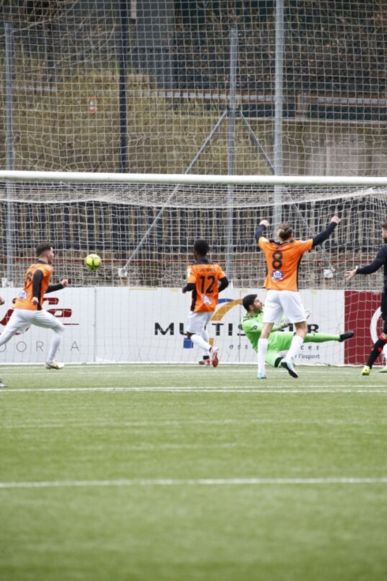 El gol de la victòria de l'Inter Escaldes contra l'FC Santa Coloma.