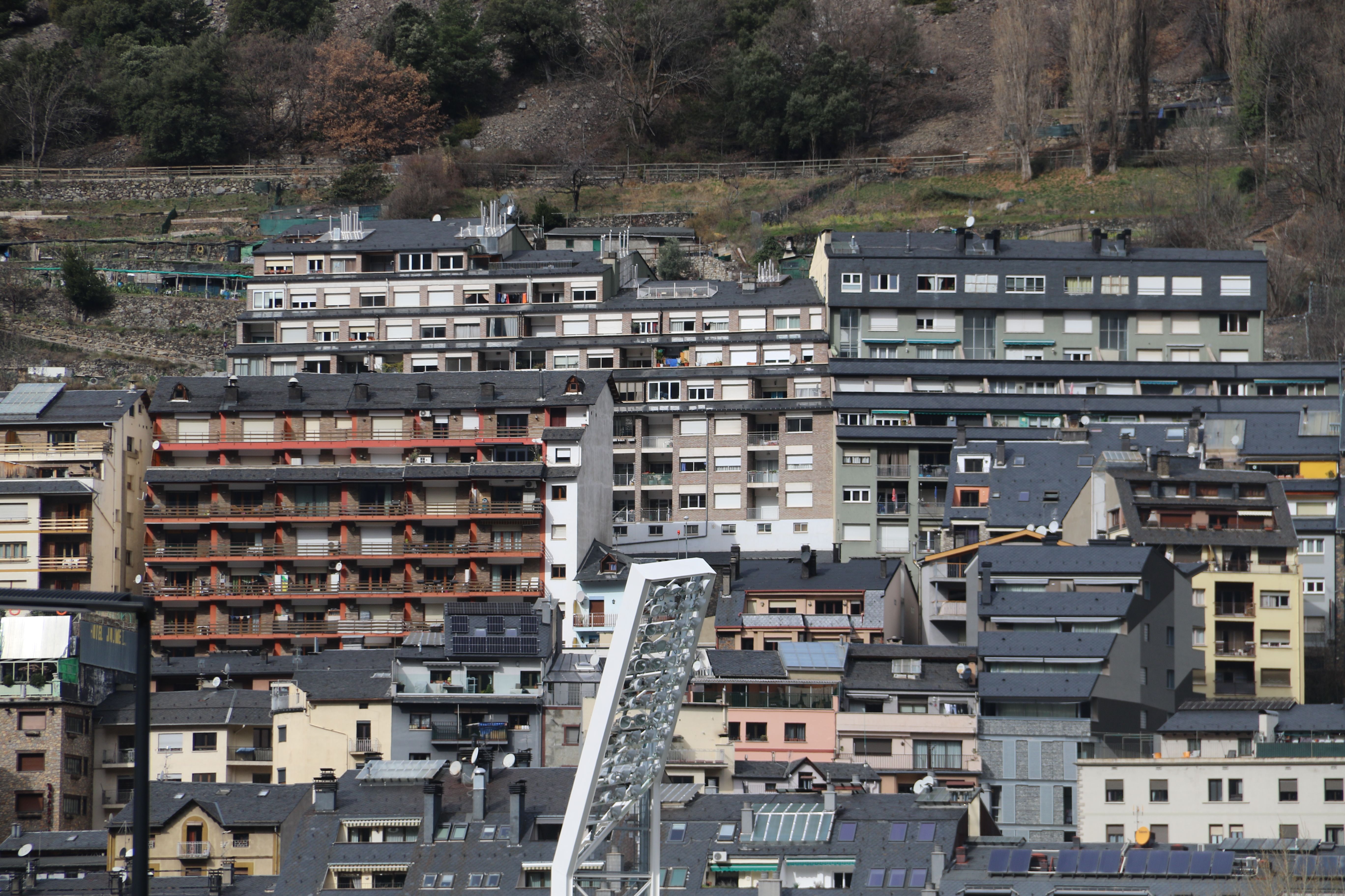 Edificis de pisos a la capital.