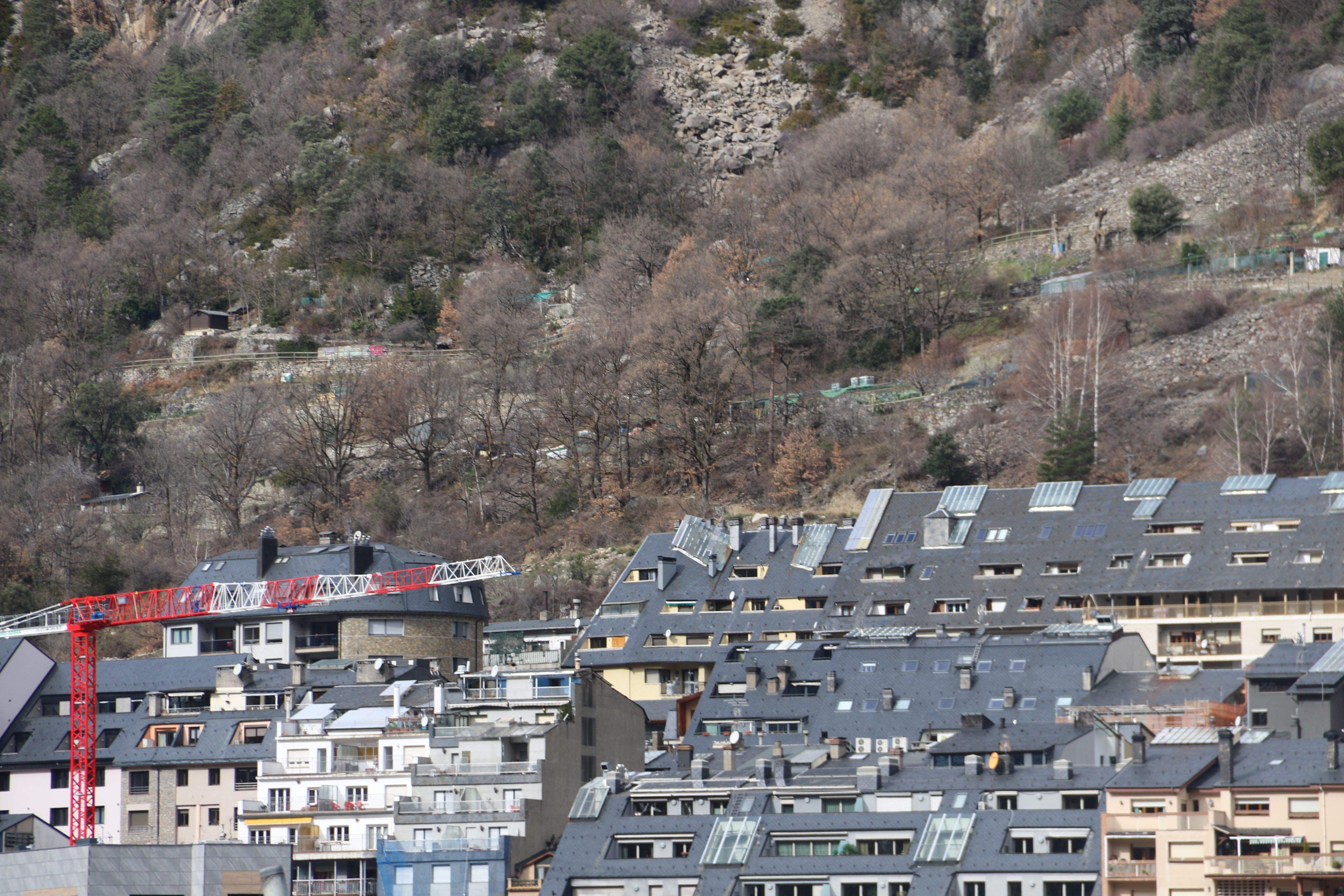 Edificis a Andorra la Vella.