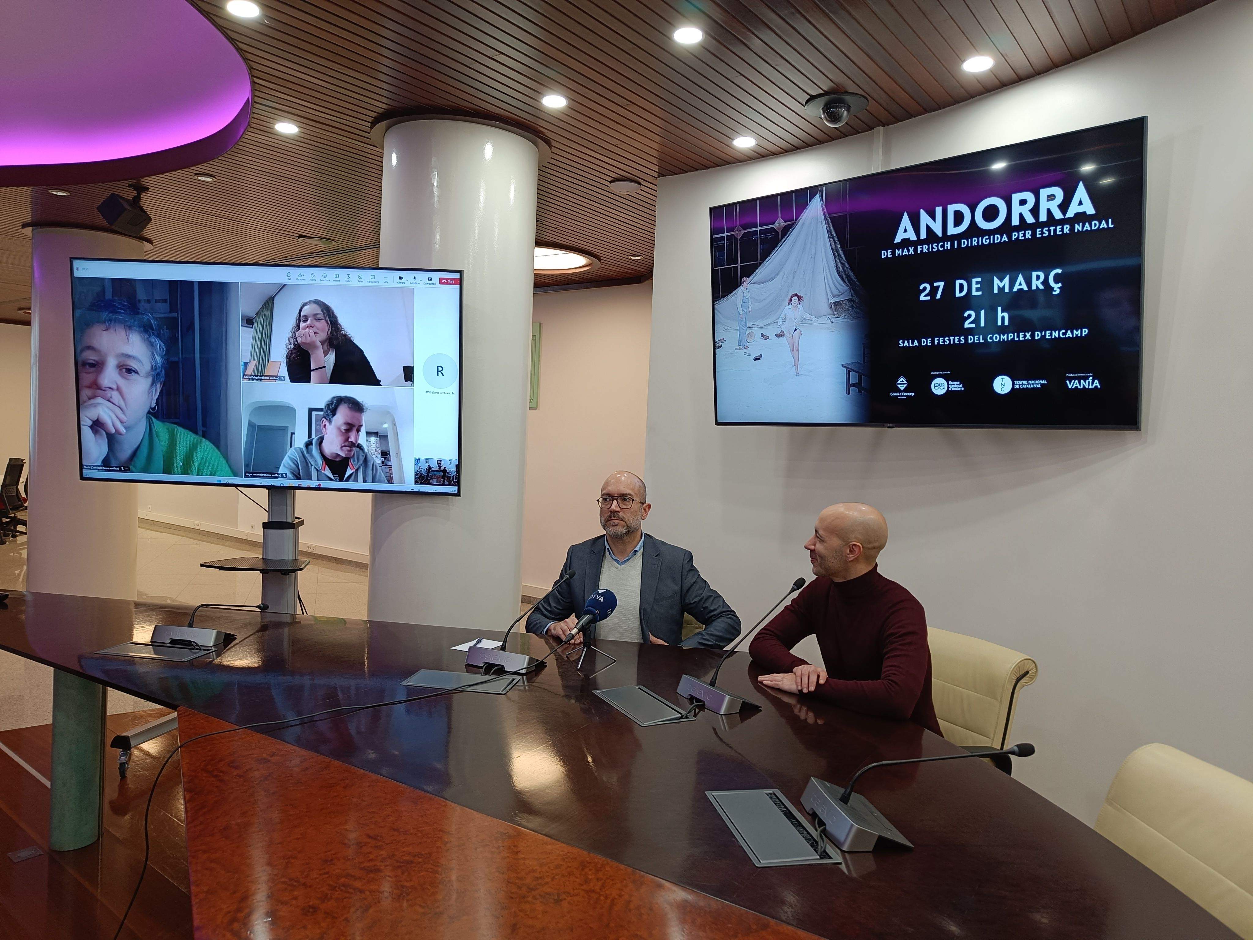 L'obra s'ha presentat aquest matí al comú d'Encamp.