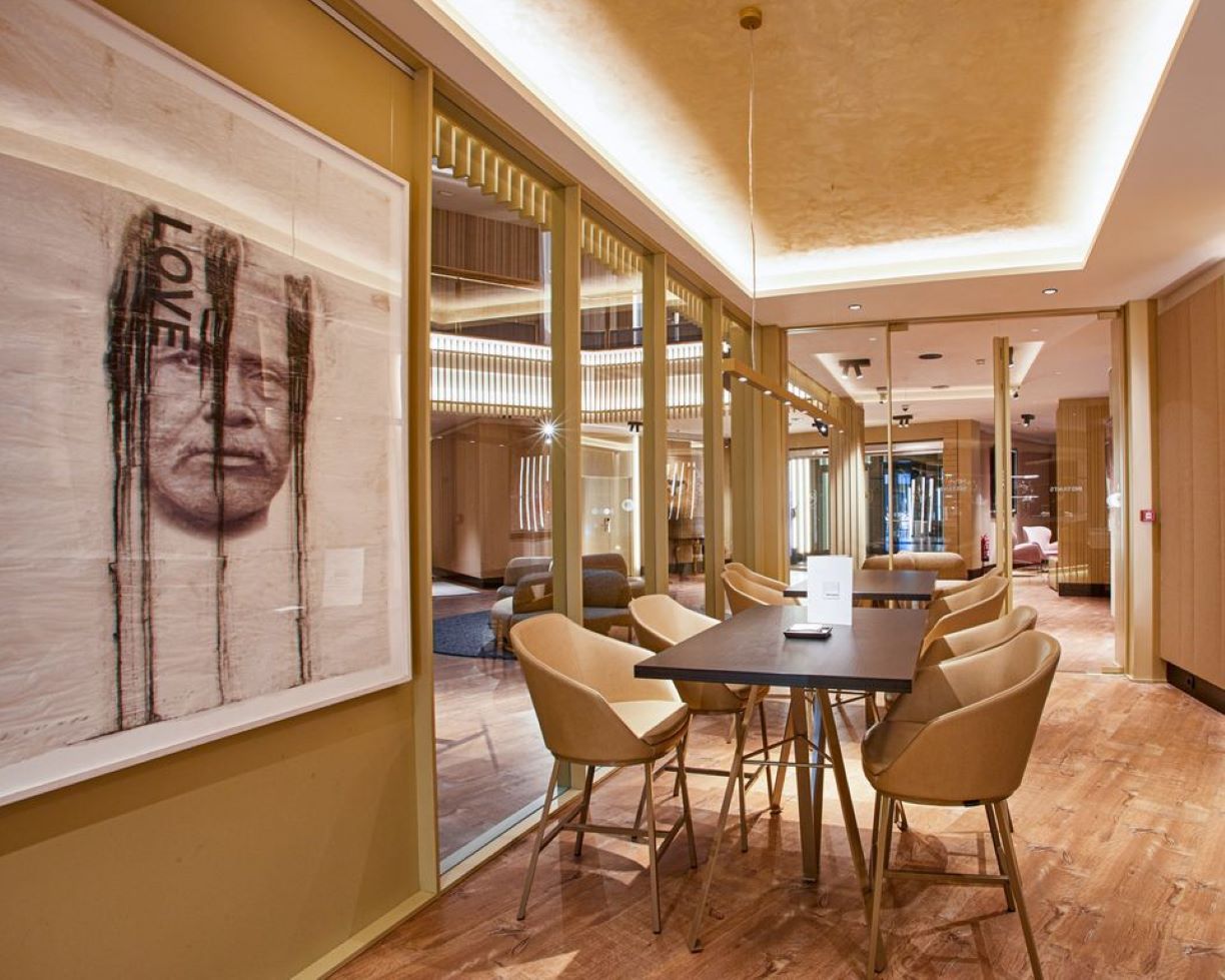 Una de les sales del restaurant.