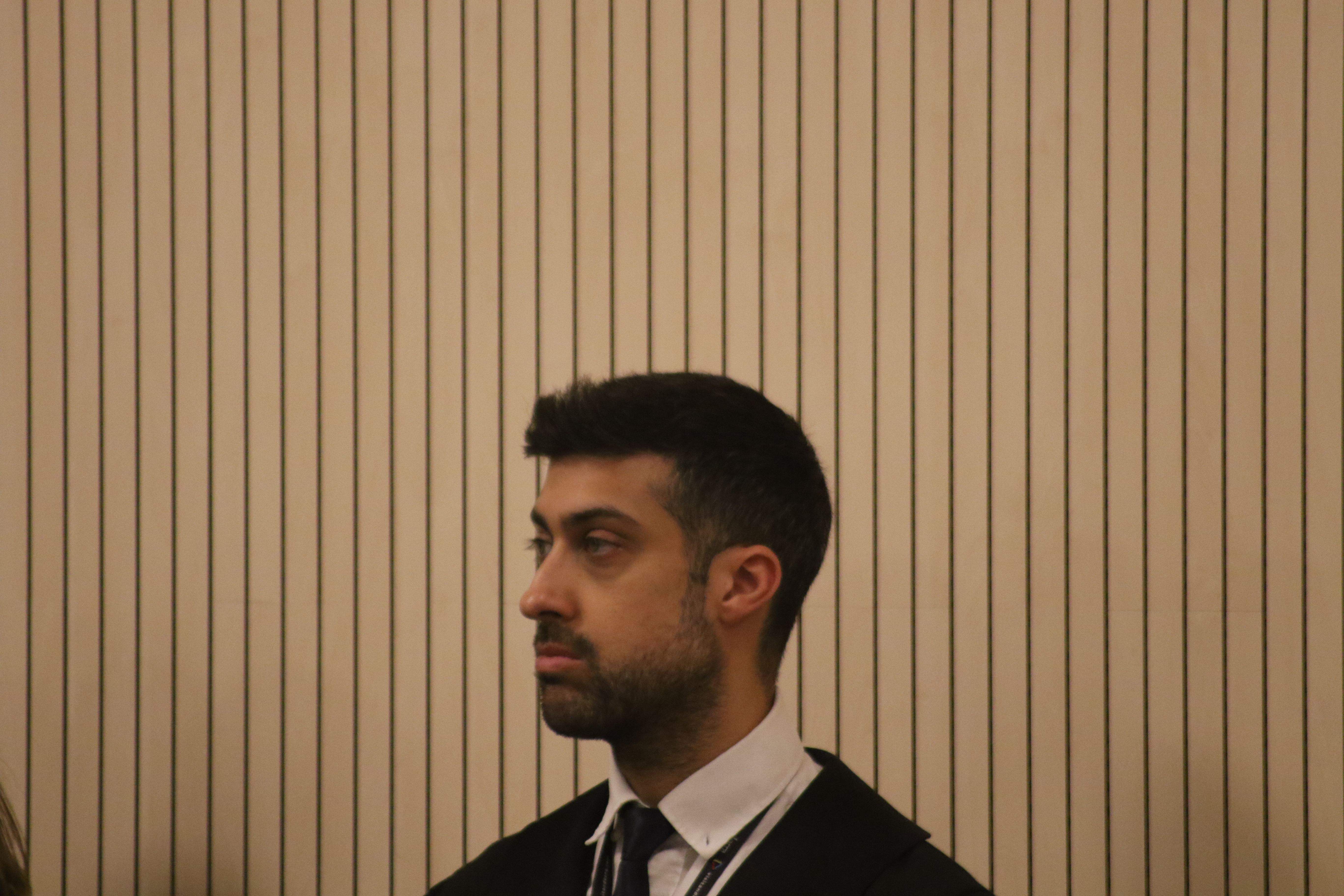 Alexandre Ferreira durant l'acte d'obertura de l'Any Judicial.