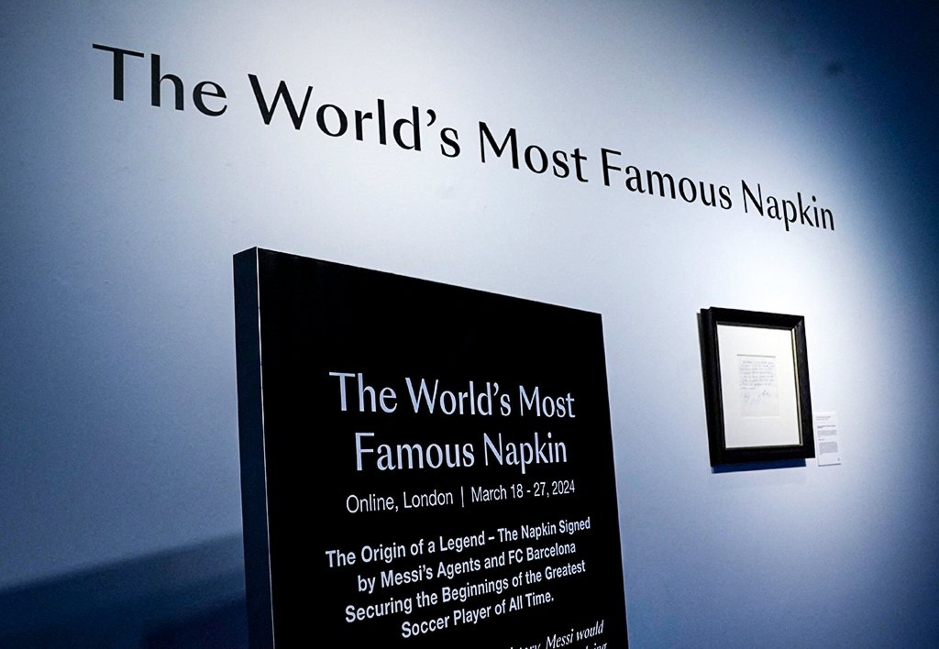 El tovalló més famós del món.