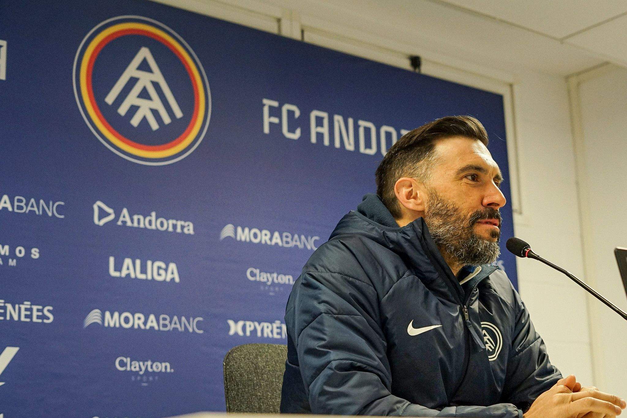 Eder Sarabia durant la compareixença d'aquest matí.