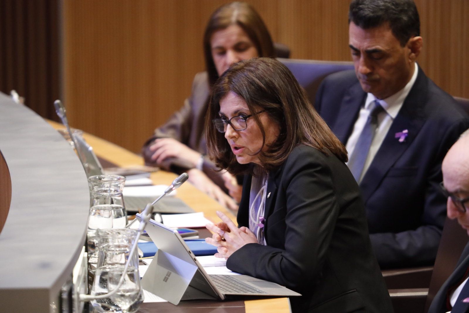 Tor, durant la intervenció.