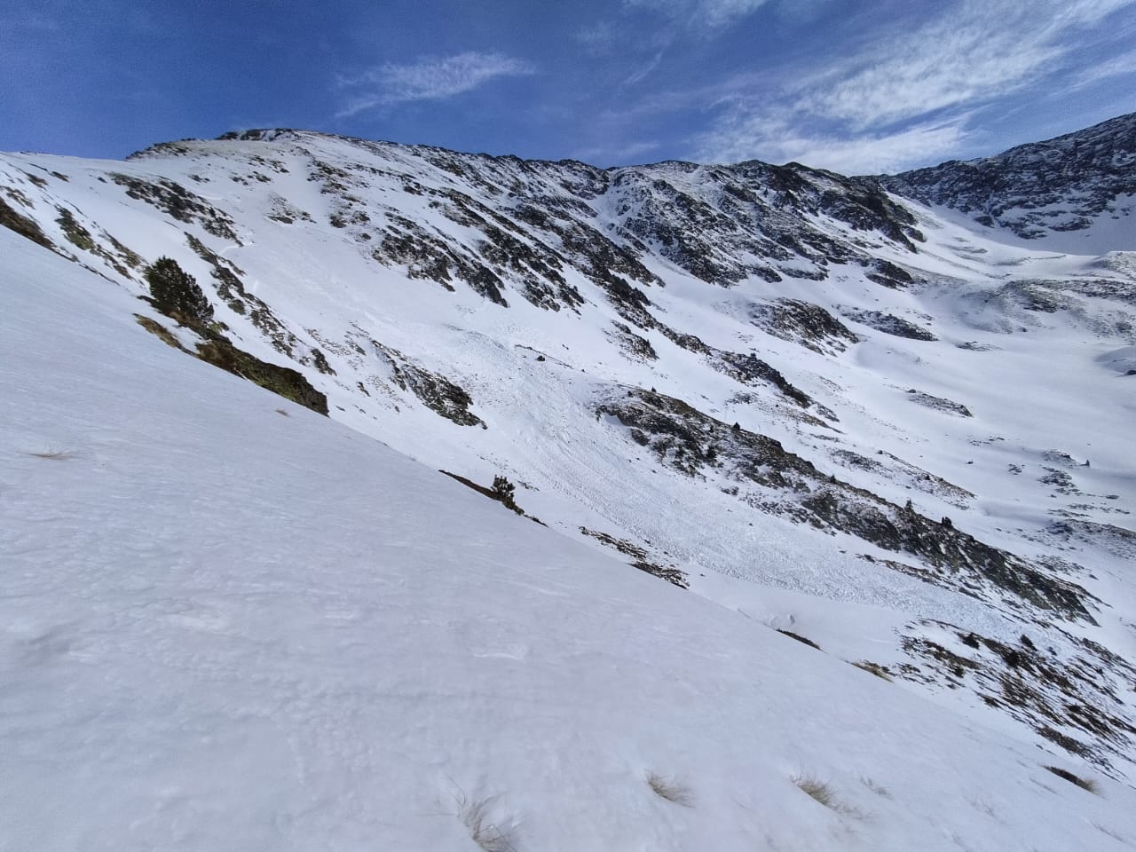 Una imatge del pic de l'Estanyó.