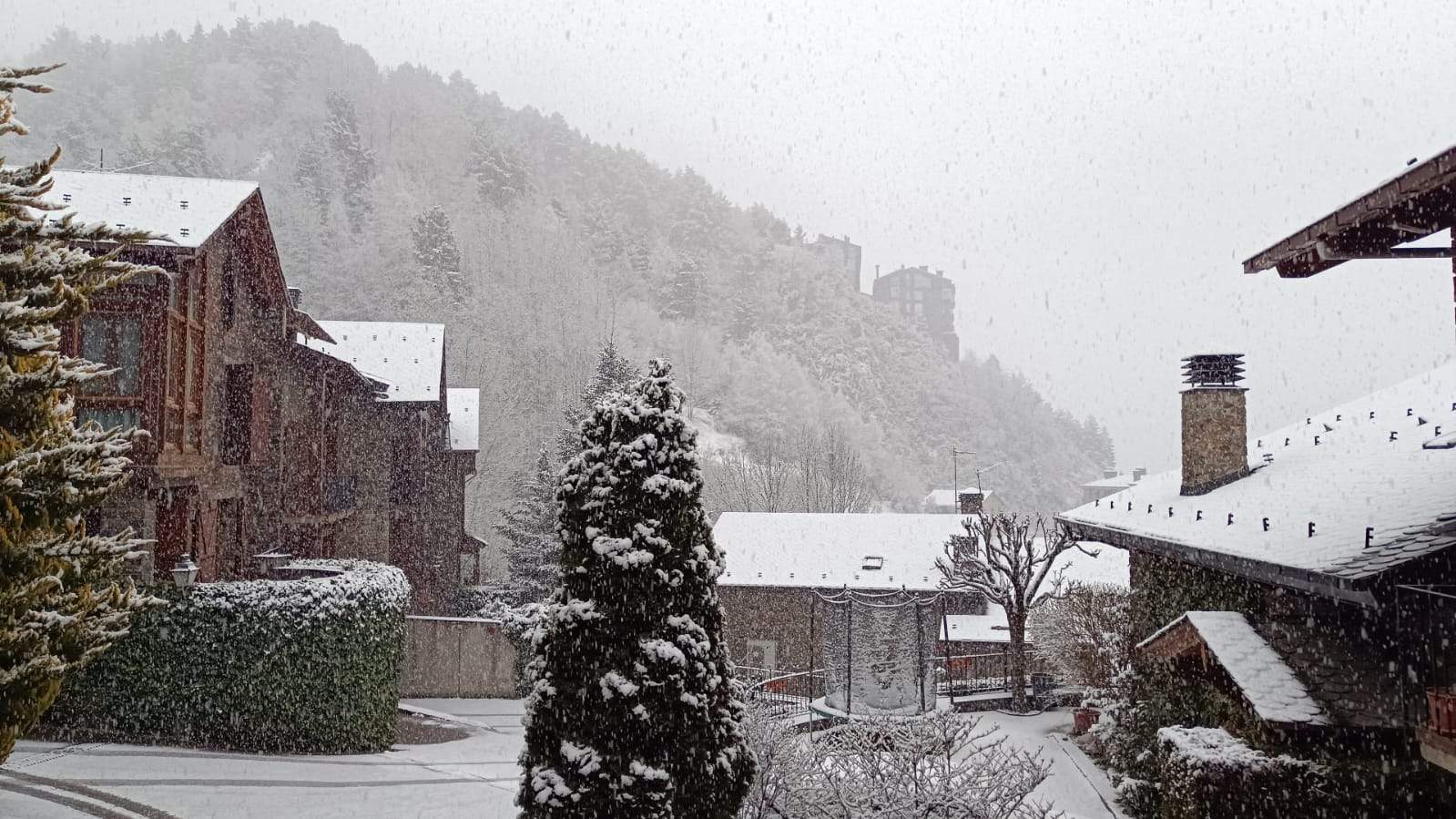 Una imatge d'aquest matí a la Massana.