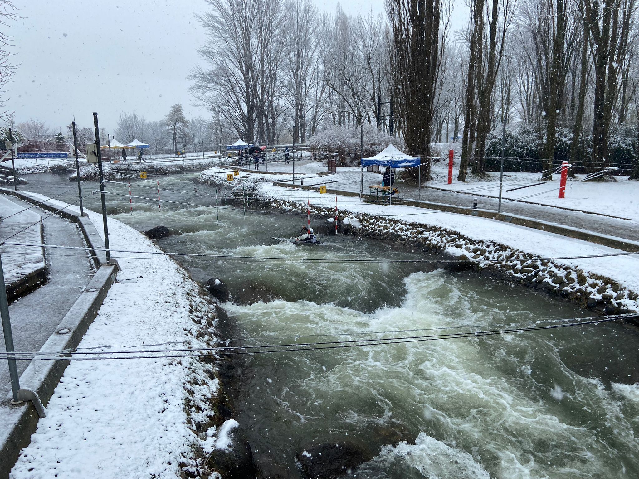 Així es despertava el Parc del Segre durant les sèries d'aquest matí. Així es despertava el Parc del Segre durant les sèries d'aquest matí.