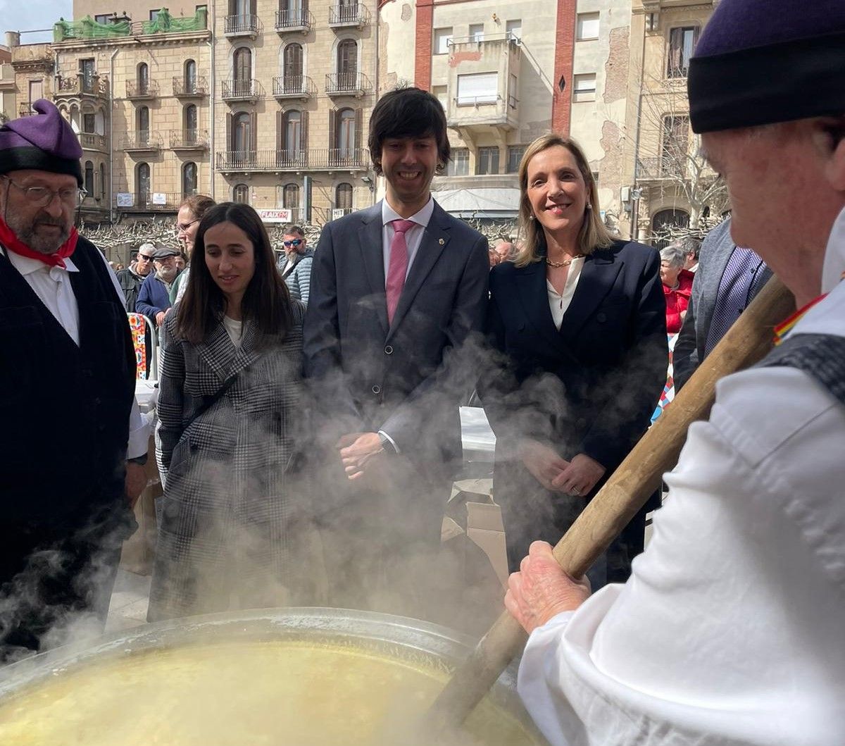 González i Olalla amb l'alcadesa de Valls.