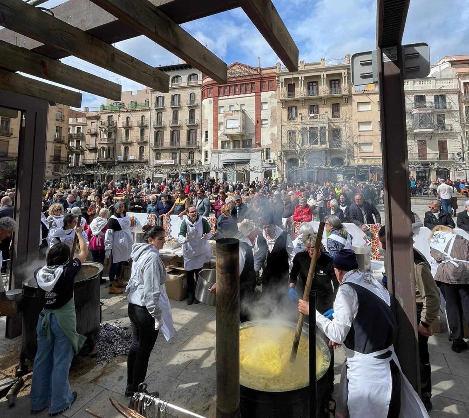 600 racions s'han repartit a Valls.
