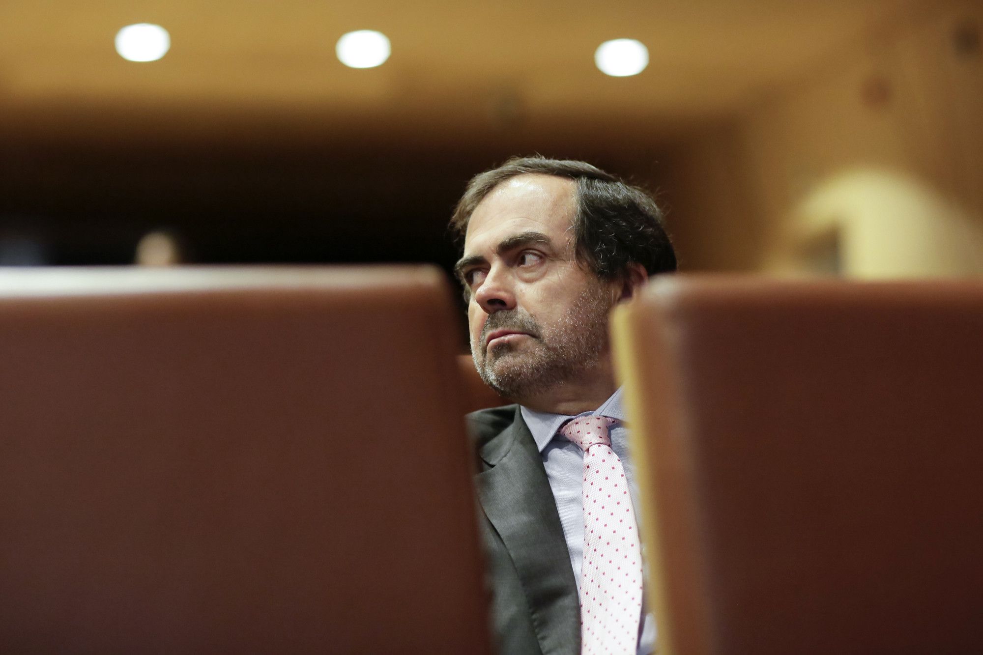 JOAQUIM LLIMONA EN UN ACTE AL CENTRE DE CONGRESSOS D'ANDORRA LA VELLA.