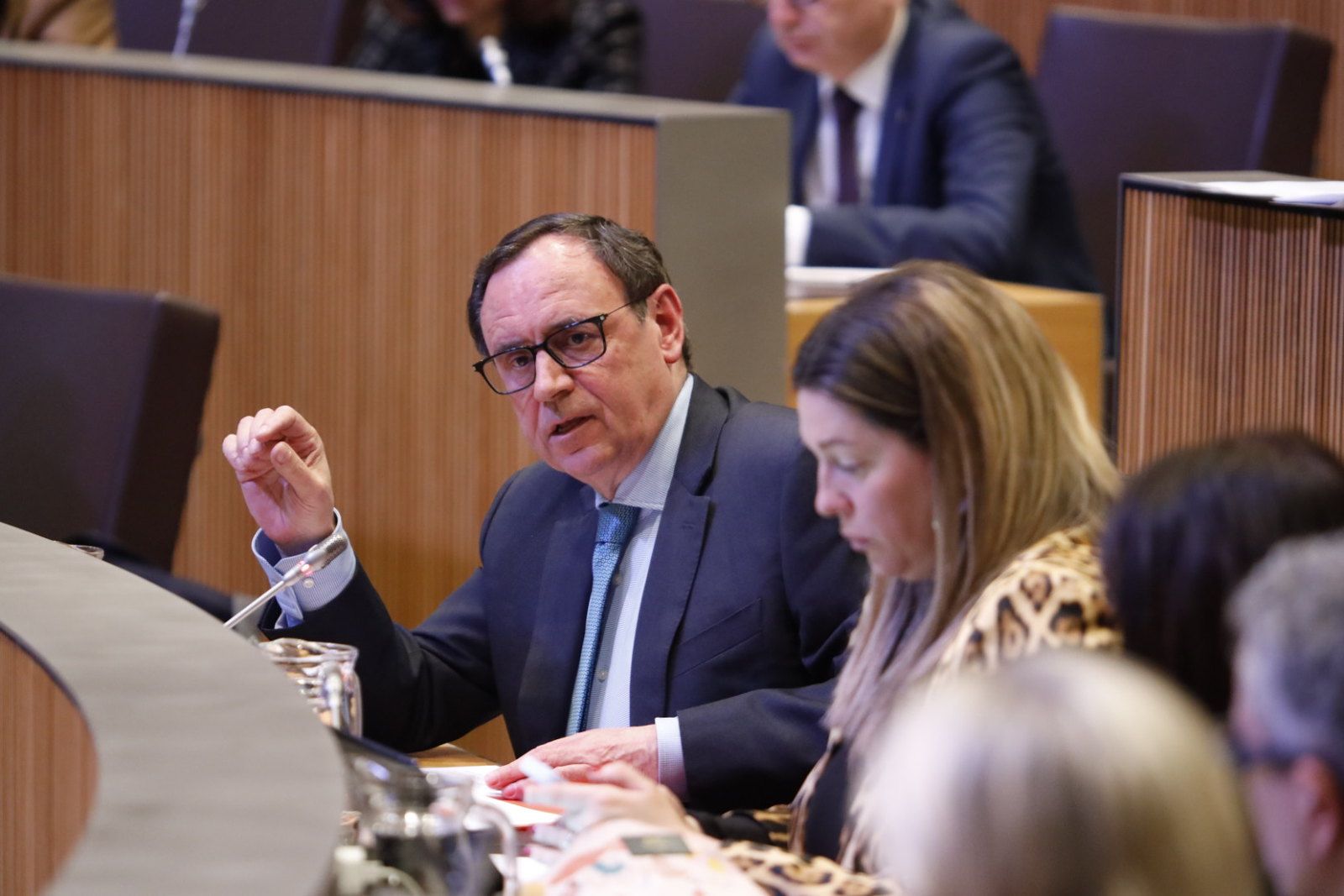 Jordi Jordana, intervenint des del seu escó.