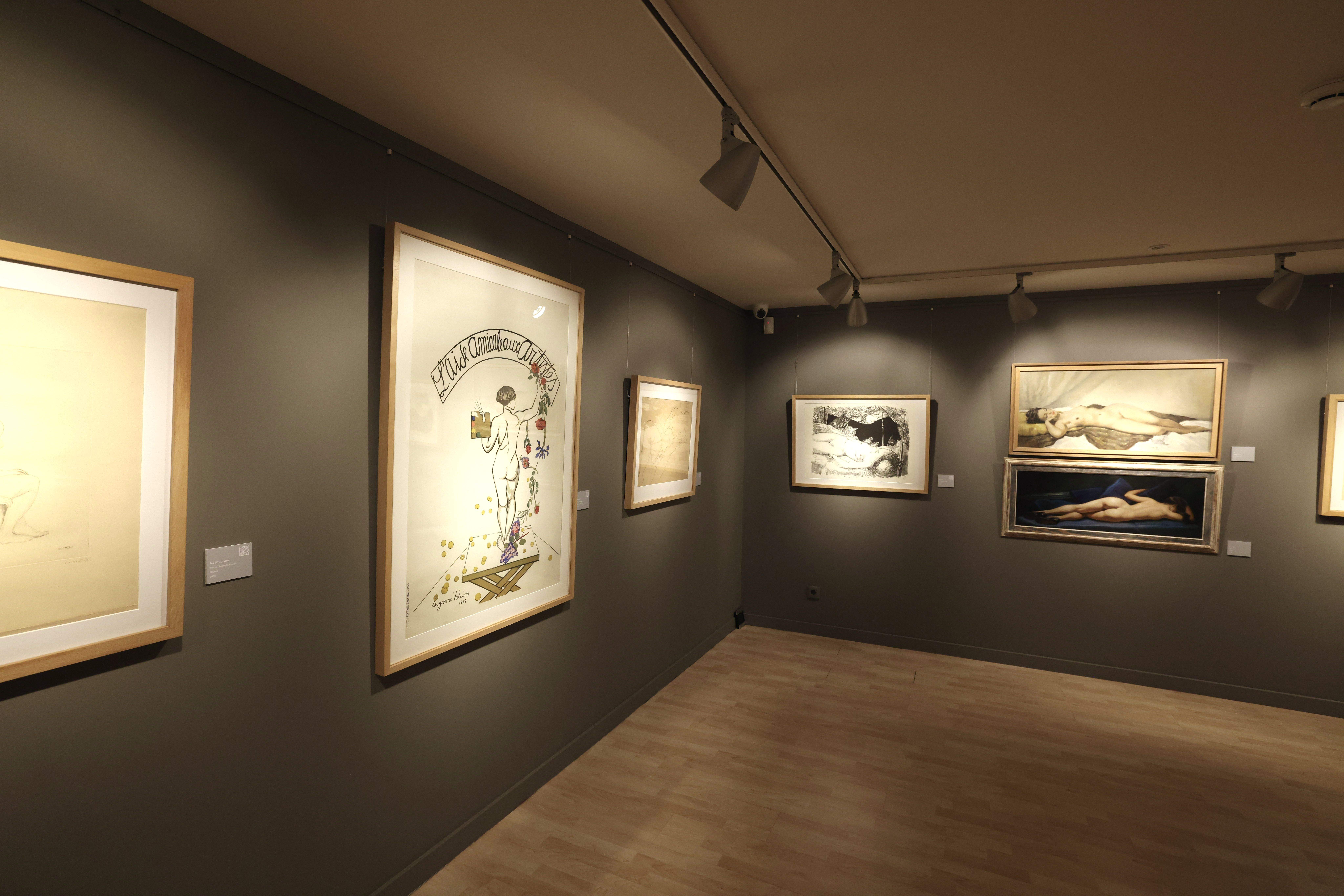 Algunes de les obres exposades. Algunes de les obres exposades.