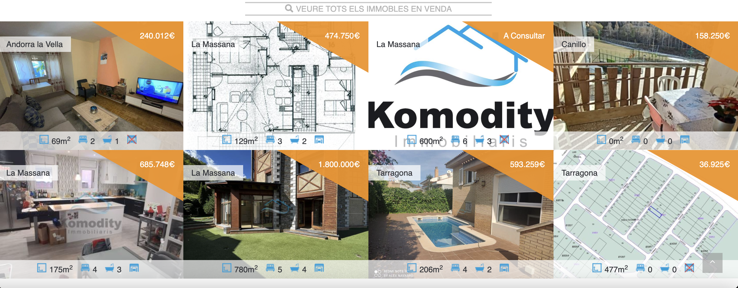 Alguns dels anuncis de la immobiliària a través de la qual opera el processat. Alguns dels anuncis de la immobiliària a través de la qual opera el processat.