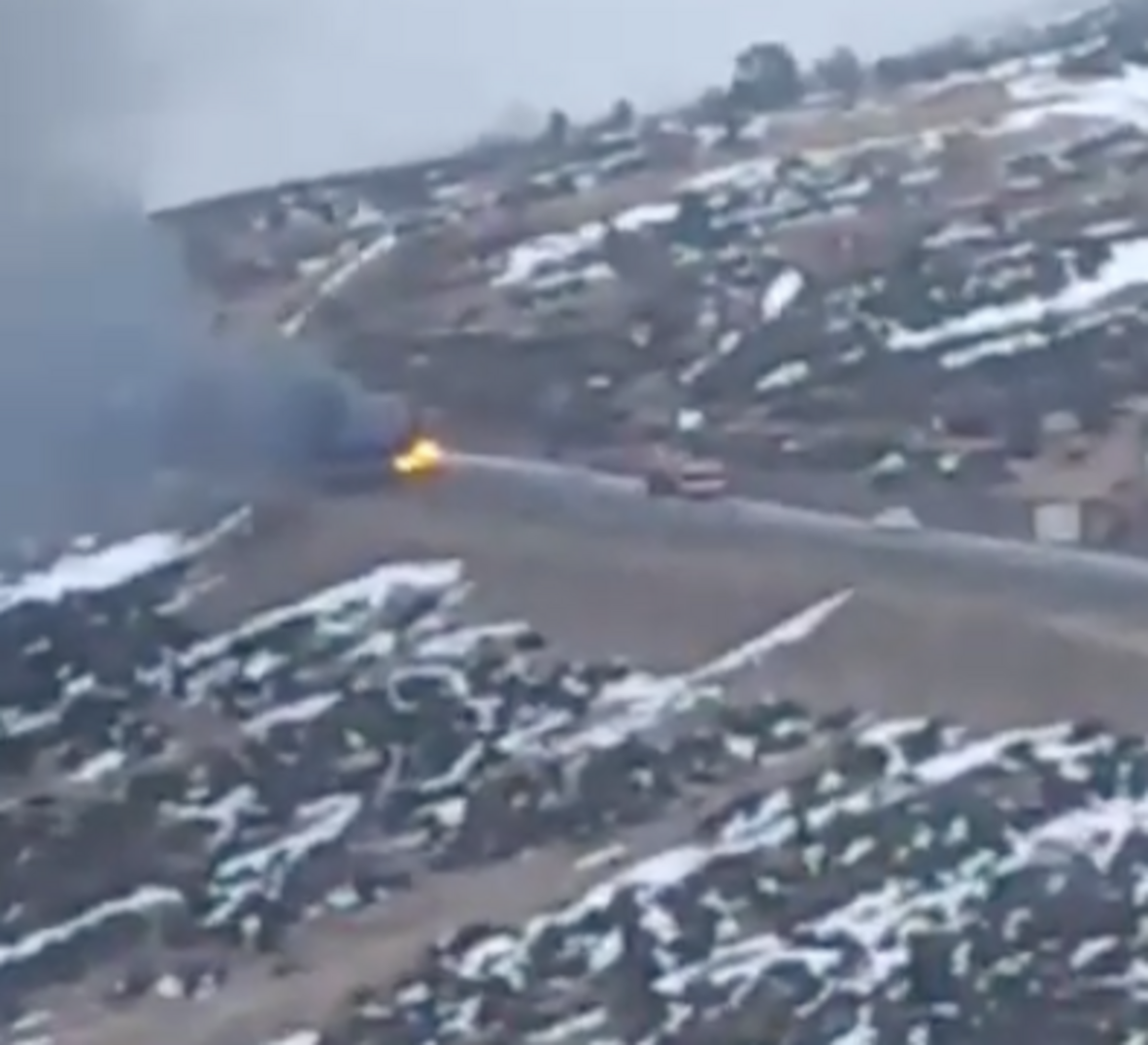 El cotxe ha cremat del tot.