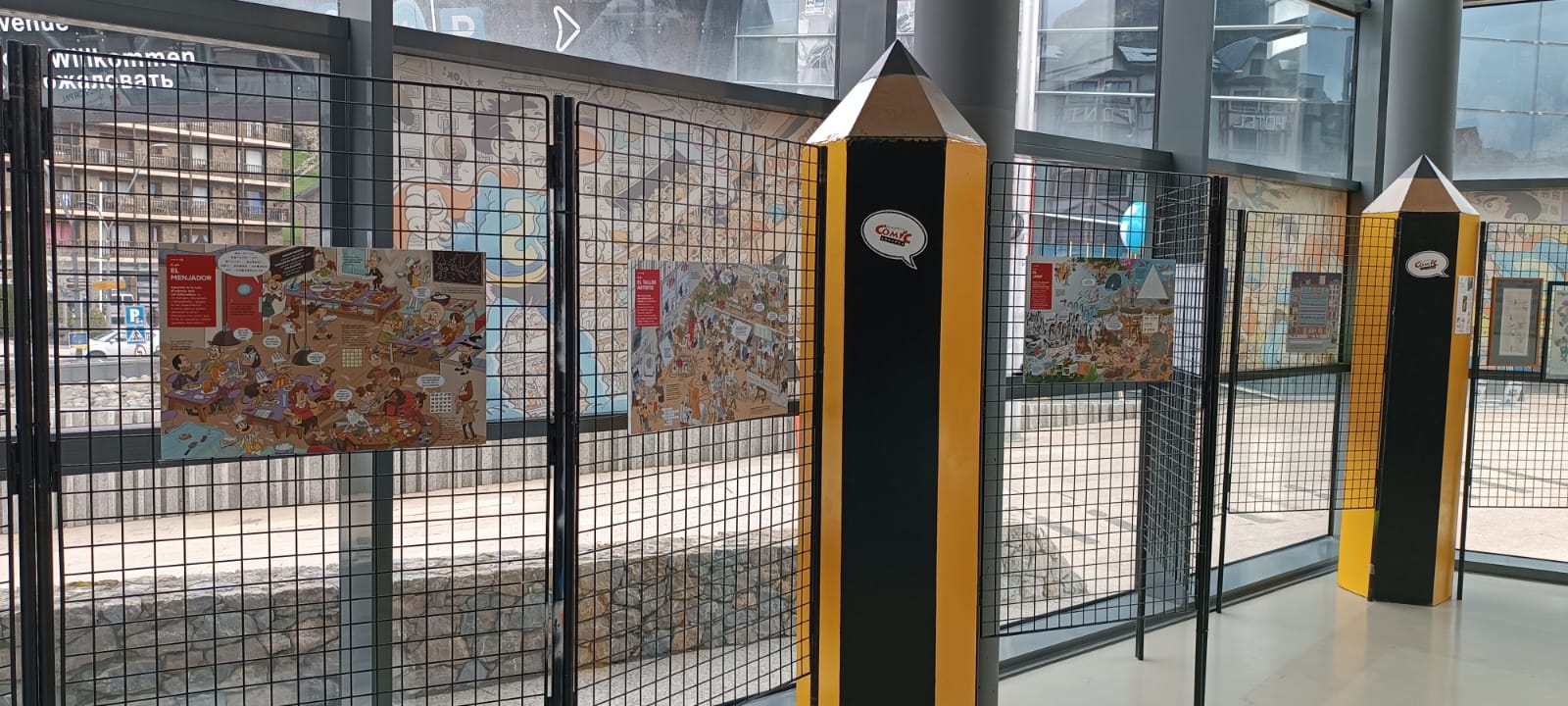 L'exposició sobre 'Cavall Fort' // La Massana Còmic / M. H. L'exposició sobre 'Cavall Fort' // La Massana Còmic / M. H.