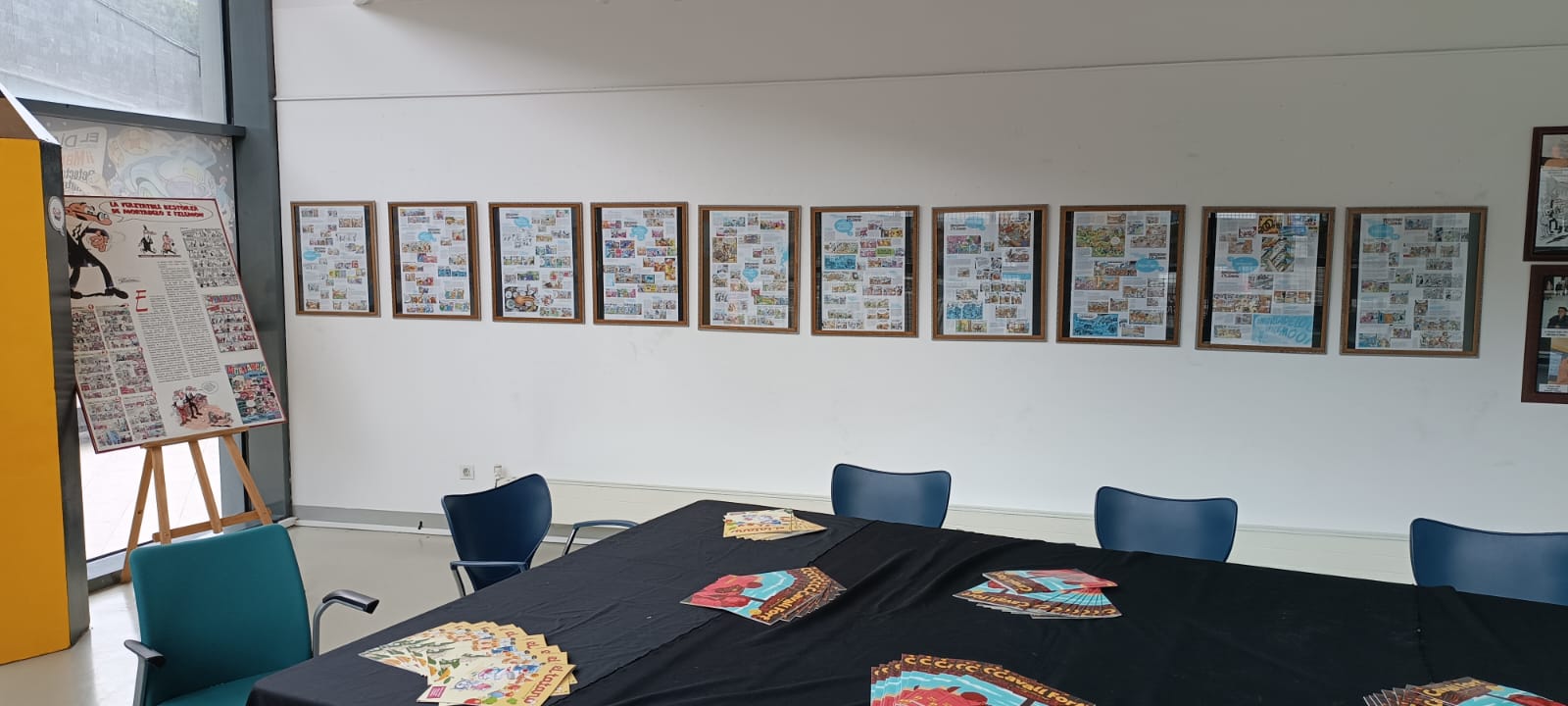 L'espai del museu que acull l'exposició sobre 'Cavall Fort' // La Massana Còmic / M. H. L'espai del museu que acull l'exposició sobre 'Cavall Fort' // La Massana Còmic / M. H.