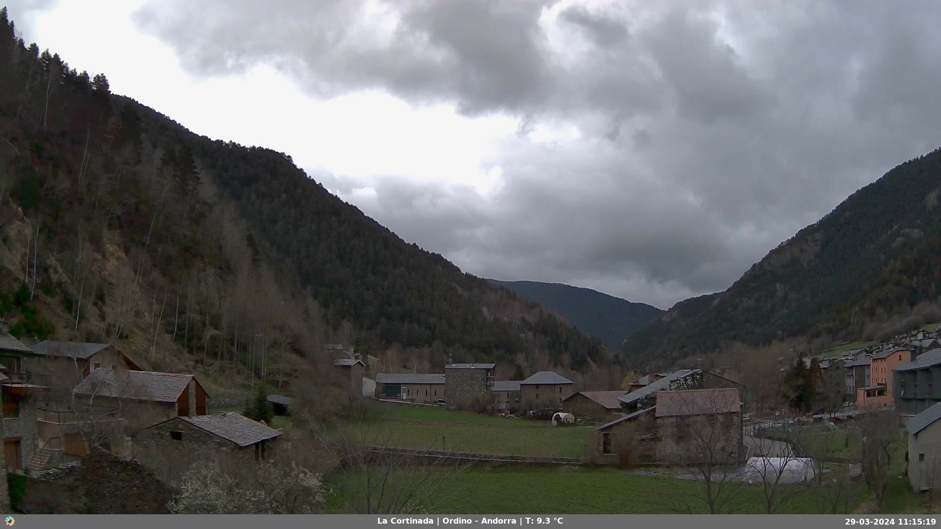 Núvols sobre la Cortinada.