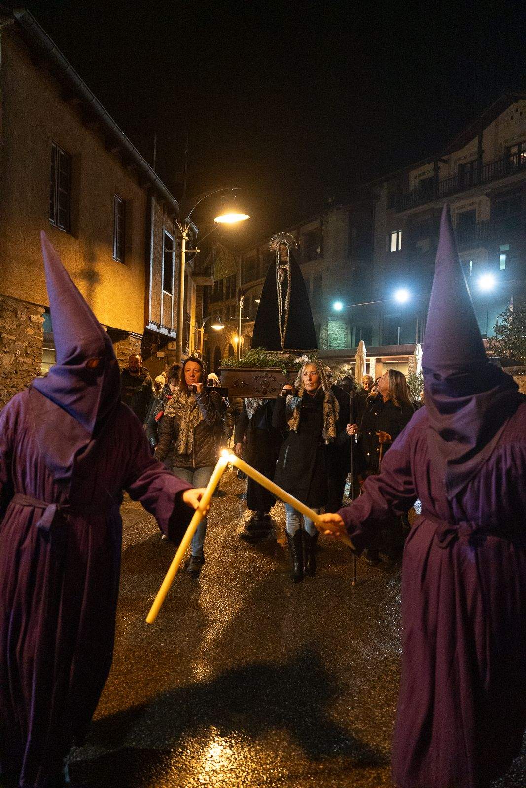 Processó del silenci el Divendres Sant.