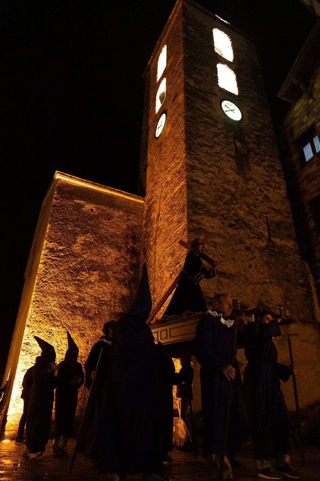 Processó del silenci el Divendres Sant.