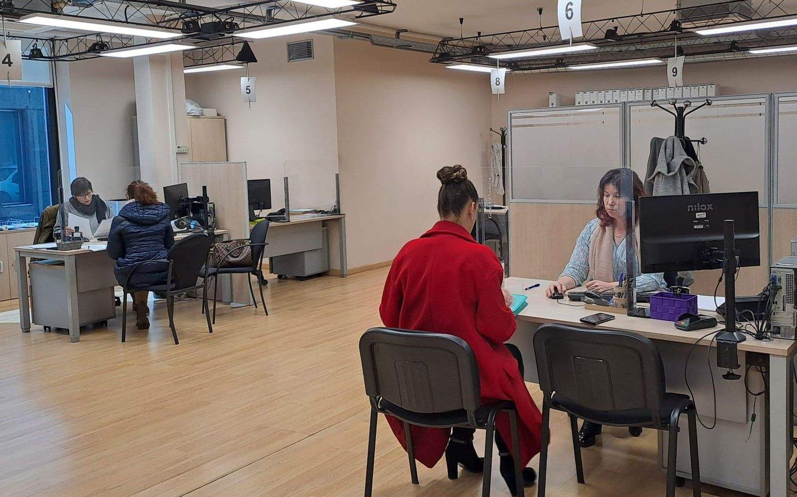 Les oficines de Tributs i Fronteres, aquest dimarts.