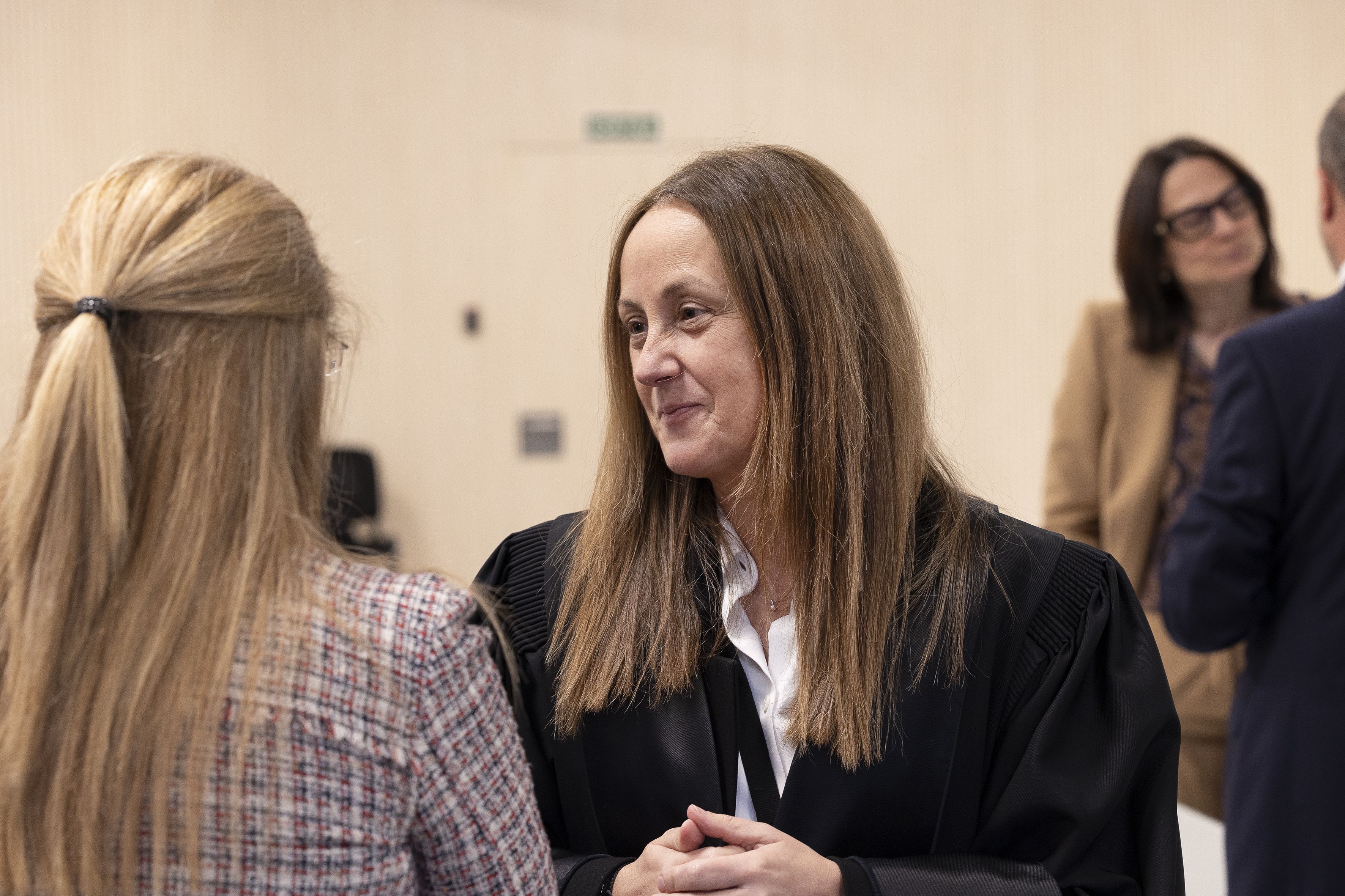 Anna Estragués en un acte recent a la Seu de la Justícia.