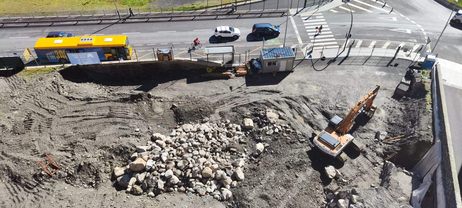 Una imatge dels treballs.