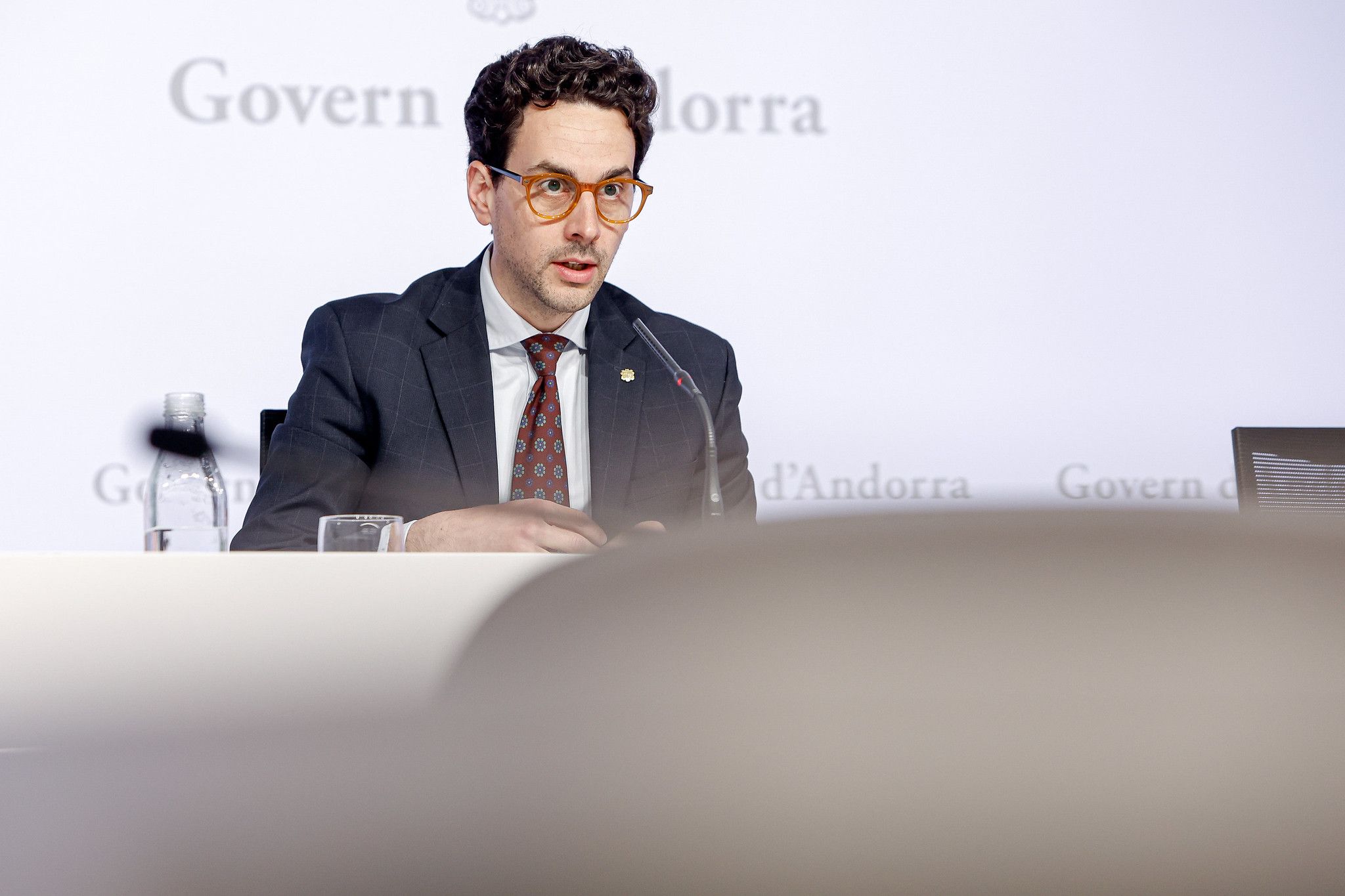 Guillem Casal en la roda de premsa d'aquest dimecres.