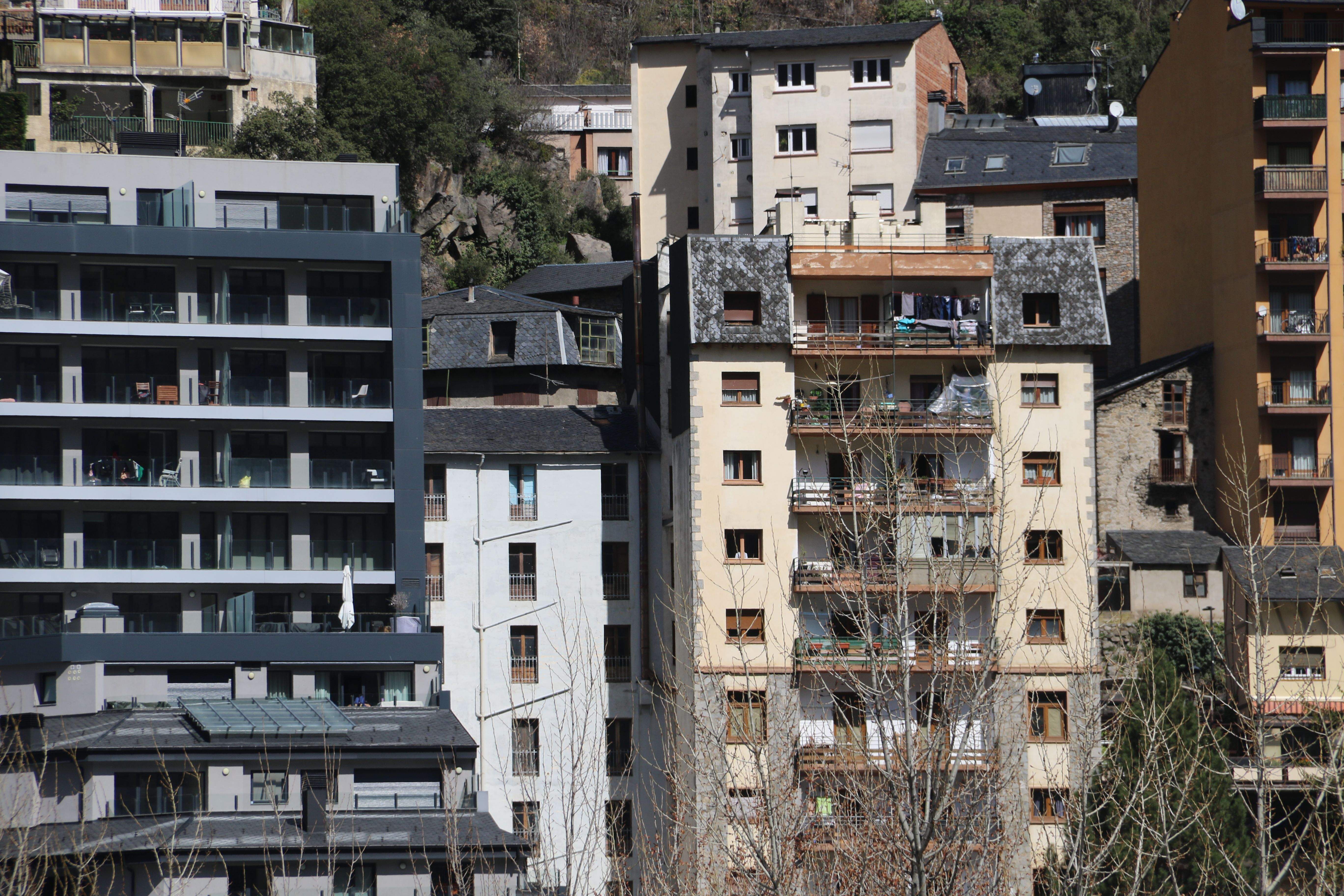 Blocs de pisos a Andorra la Vella.