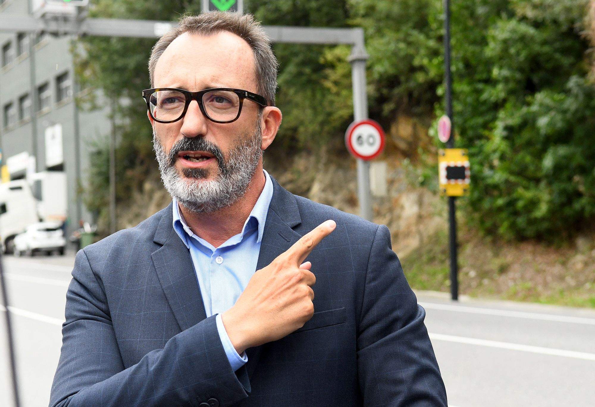 Víctor Filloy durant una presentació quan era ministre.