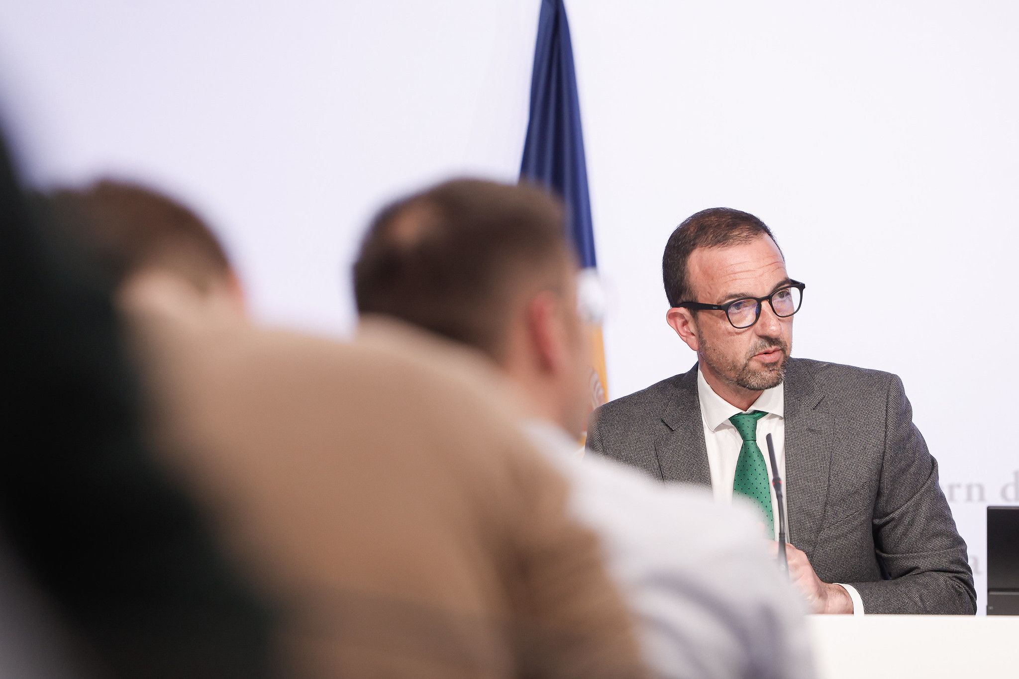 Jordi Torres durant una roda de premsa. Jordi Torres durant una roda de premsa.