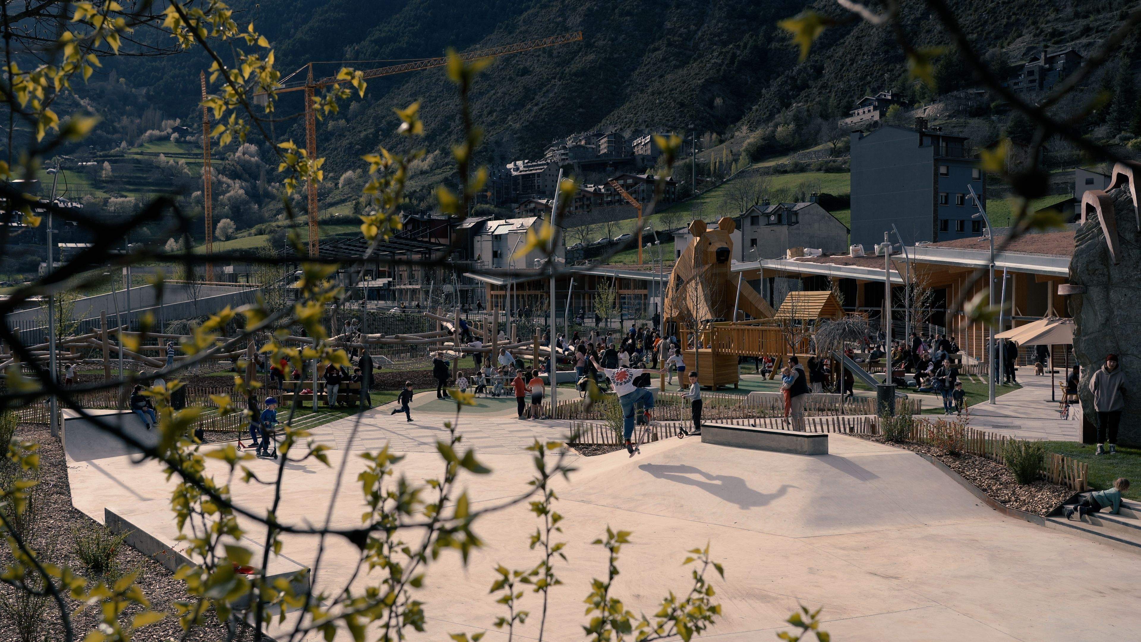 La zona d'skate. La zona d'skate.