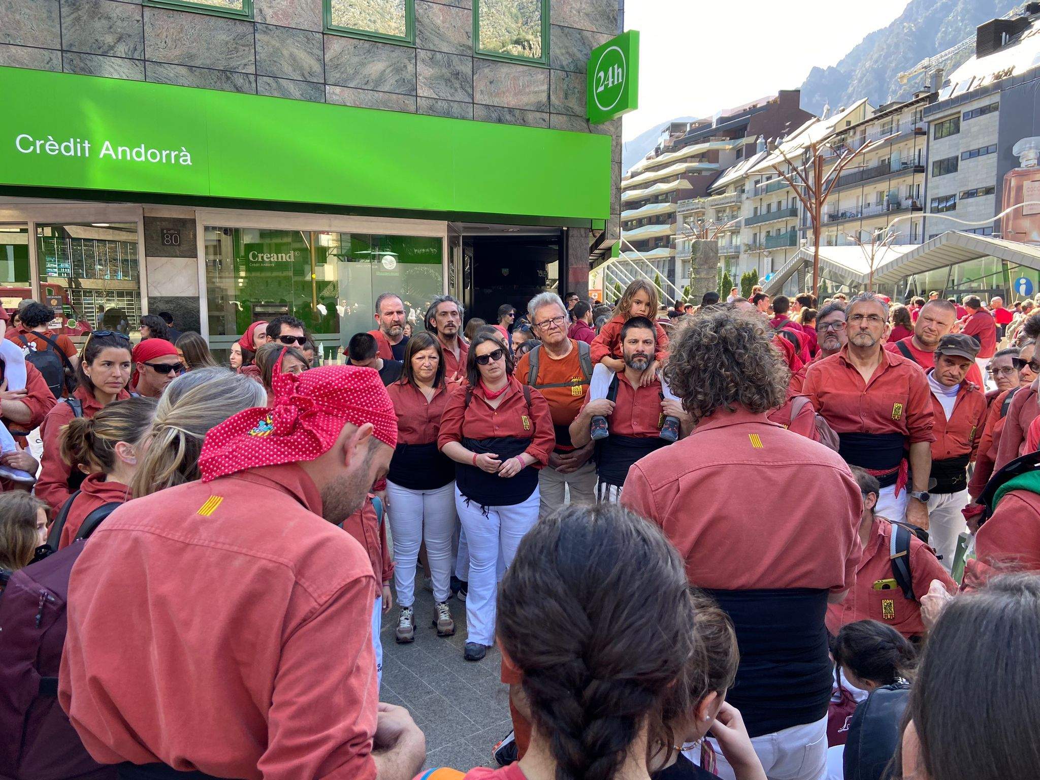 IX Aniversari del Bateig de la Colla Castellera d'Andorra.