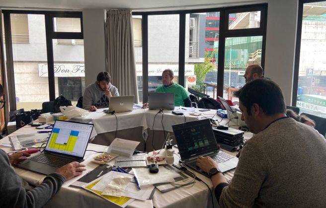 La sala de l'hotel Roc Blanc és el centre neuràlgic del torneig TIM One Basket.