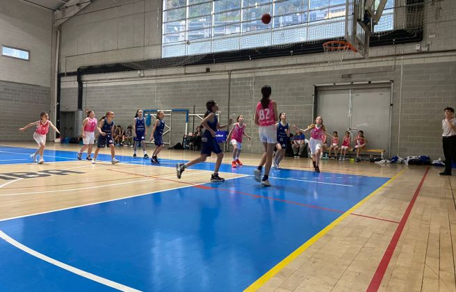 Un dels equips femenins de la base del Morabanc Andorra ha entrat en acció aquesta tarda.
